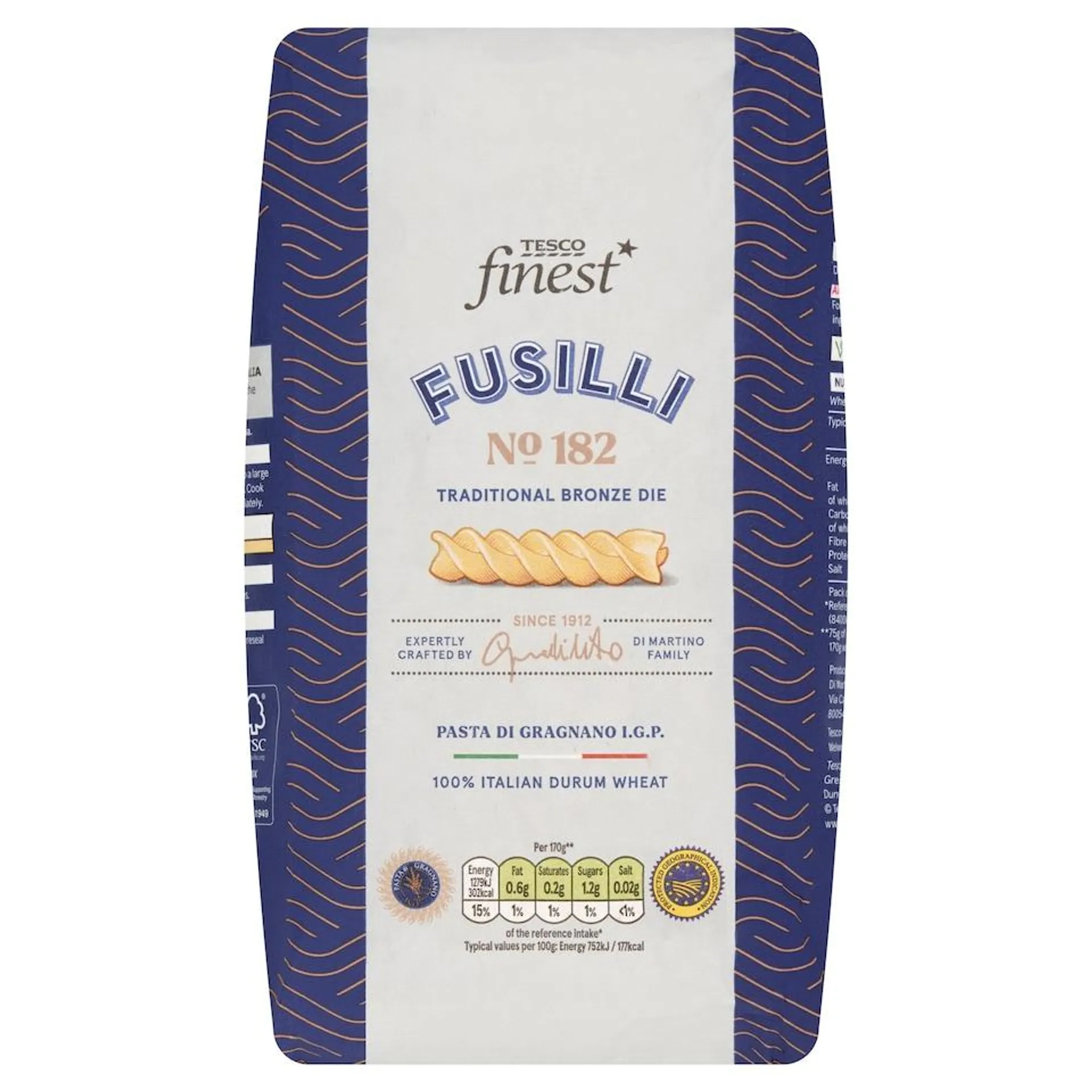 Tesco Finest Fusilli 500G 500G
