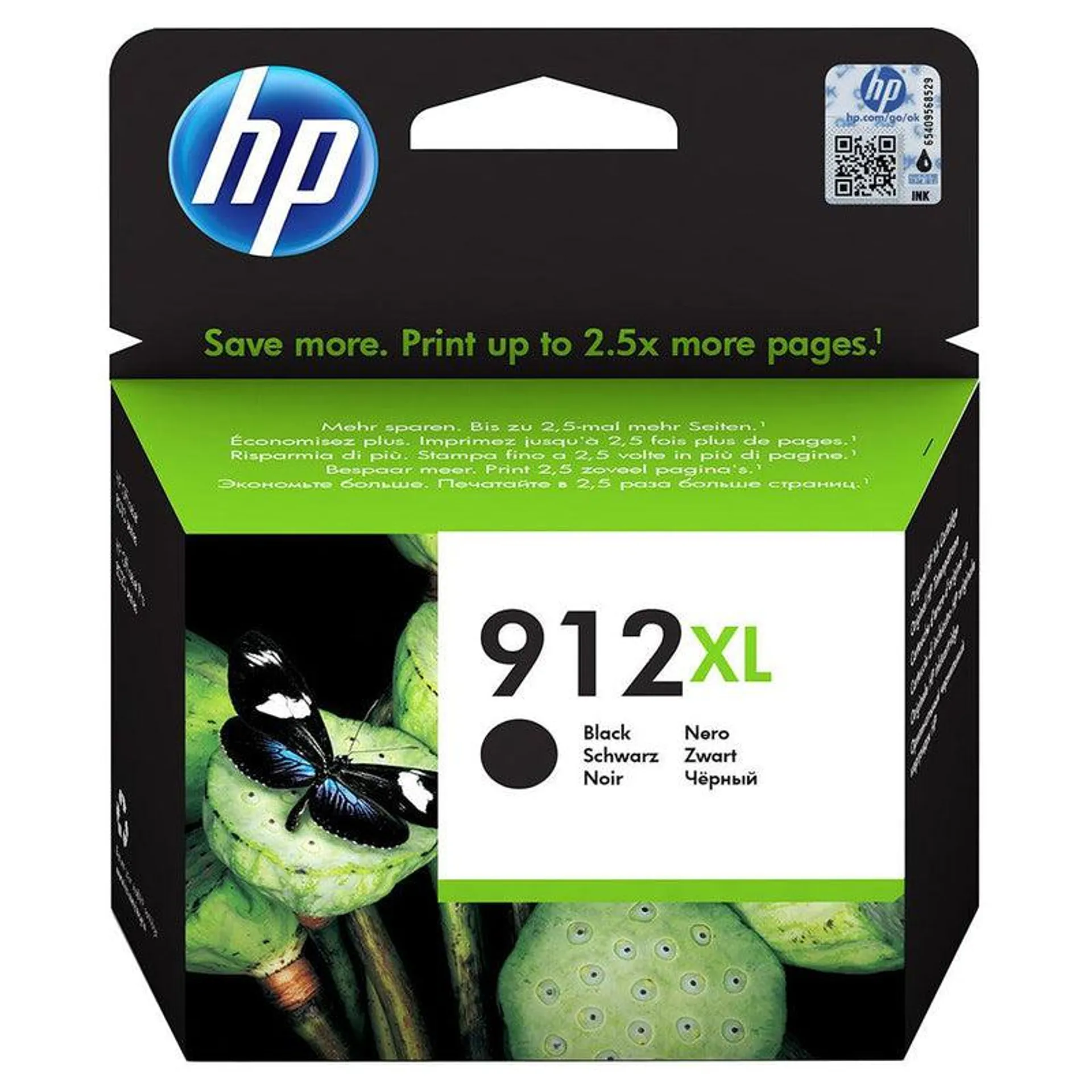 HP 912XL High Yield Original Ink Cartridge - Black | SHPP0185