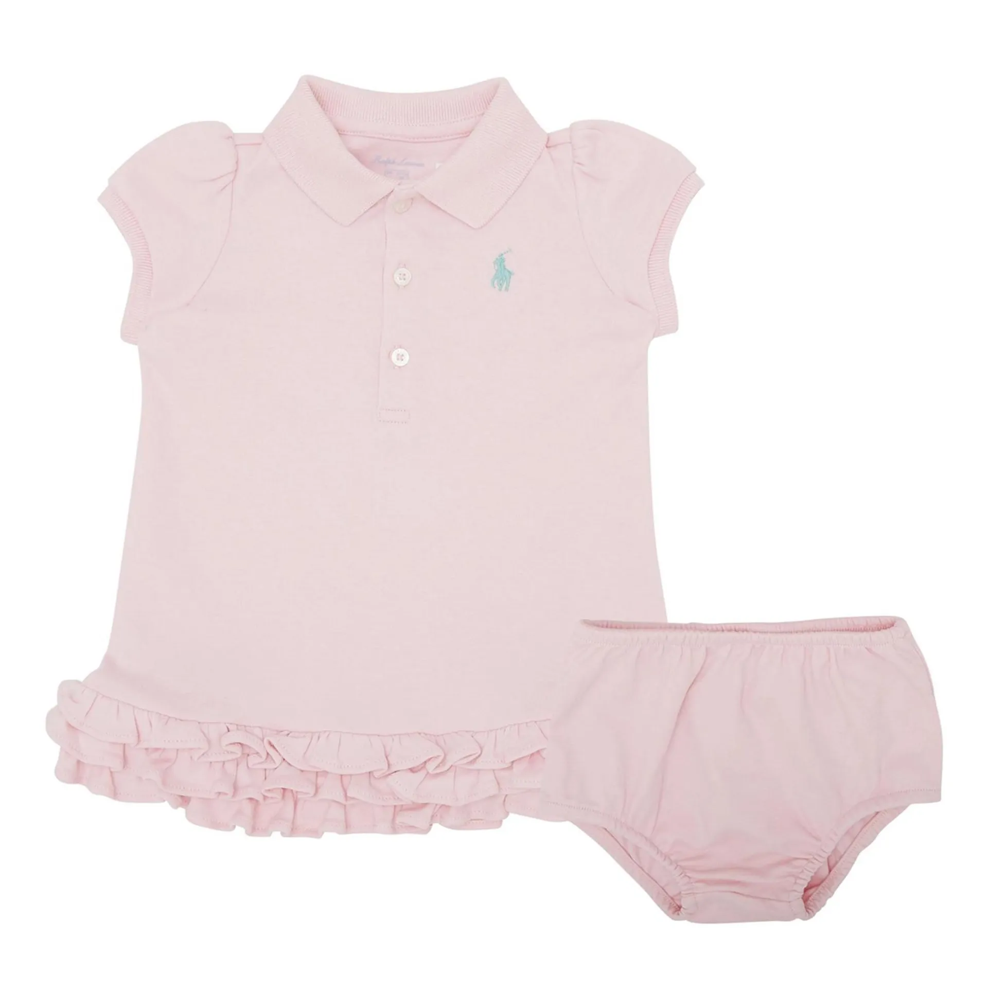 Ruffled Polo Dress & Bloomers 6-24 Months
