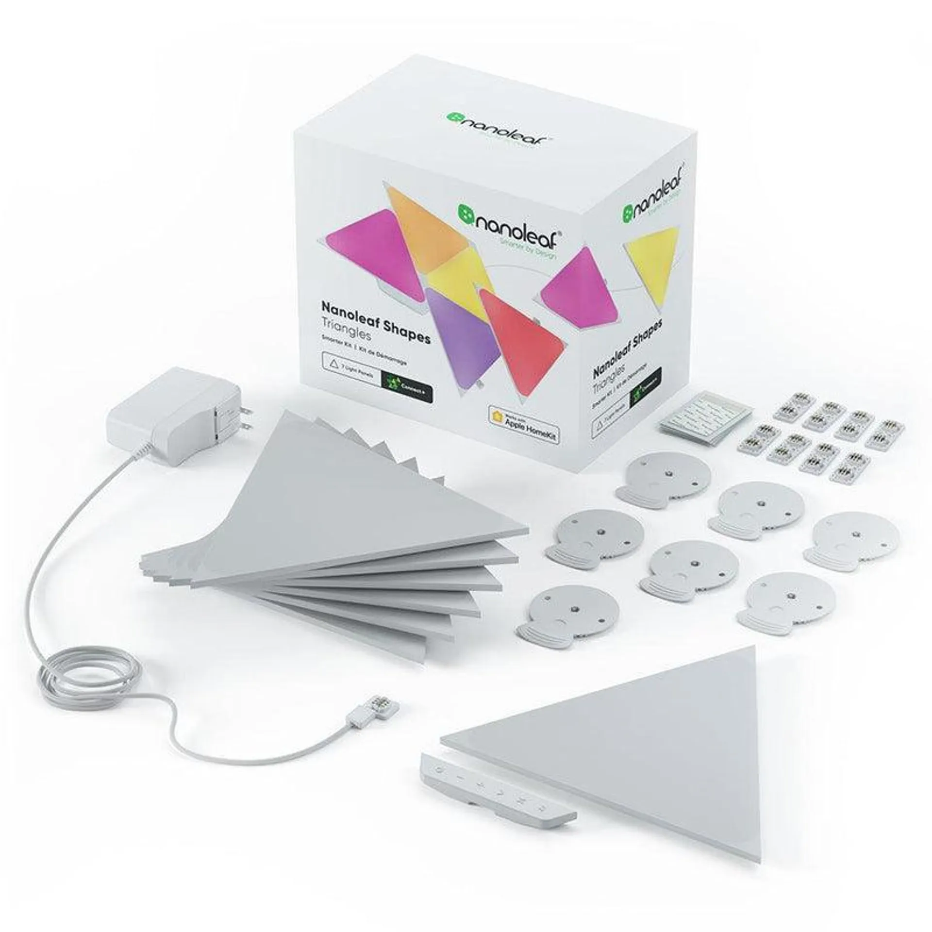 Nanoleaf 9 Light Triangle Shape Starter Kit - White | NL470002TW9PK