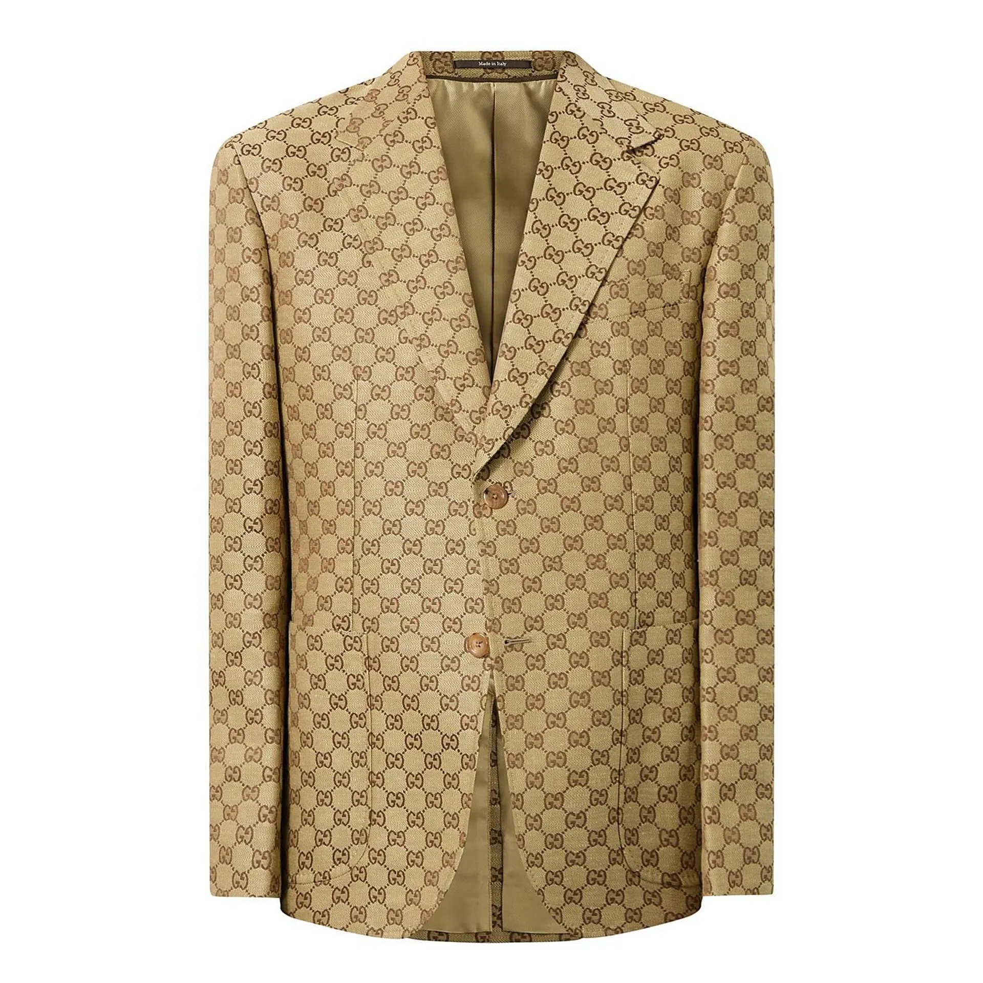GG Logo Web Single-Breasted Jacket