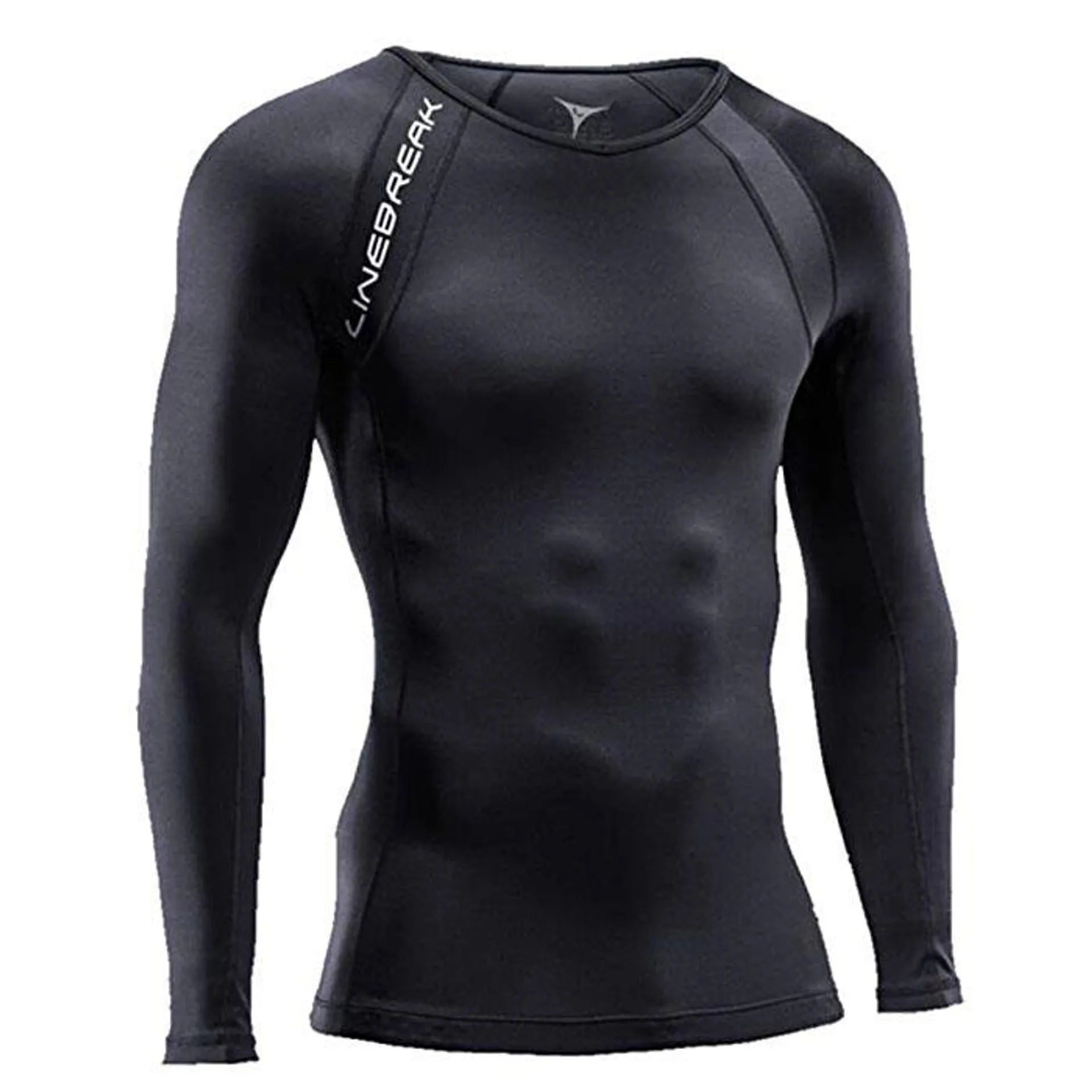 LINEBREAK MENS LONG SLEEVE COMPRESSION T-SHIRT