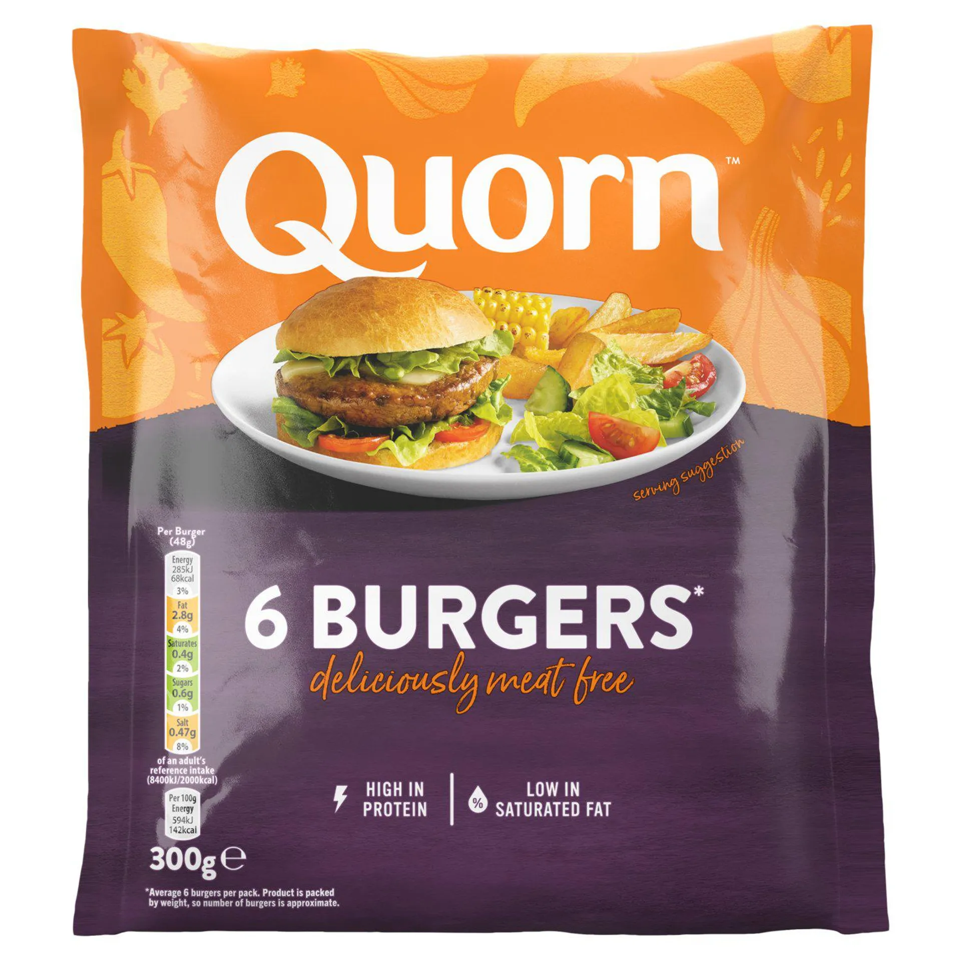 Quorn Burgers (300 g)