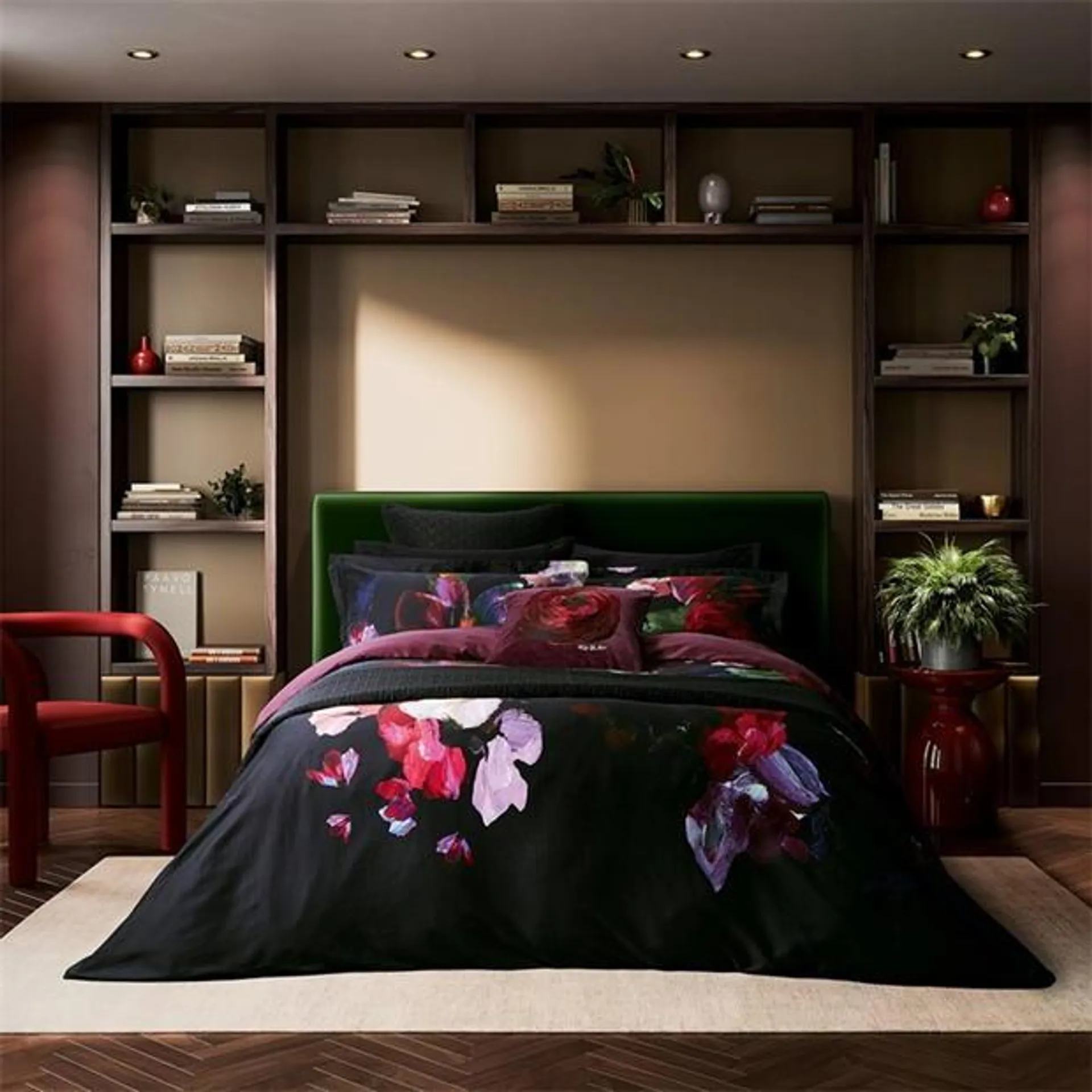 Expressionist Floral Duvet Set