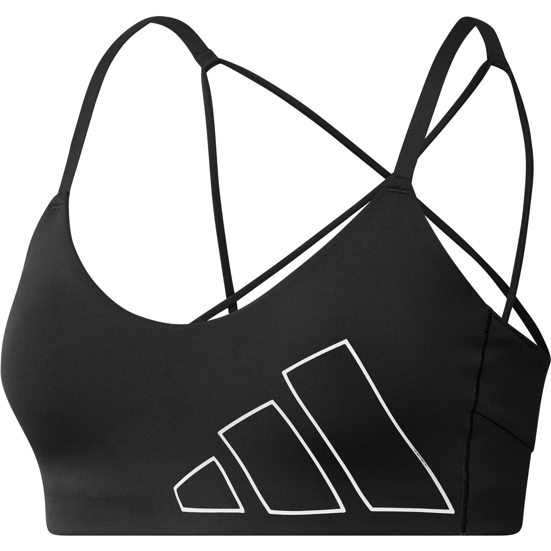 adidas Aeroreact Training Light Support 3-Bar Logo Bra