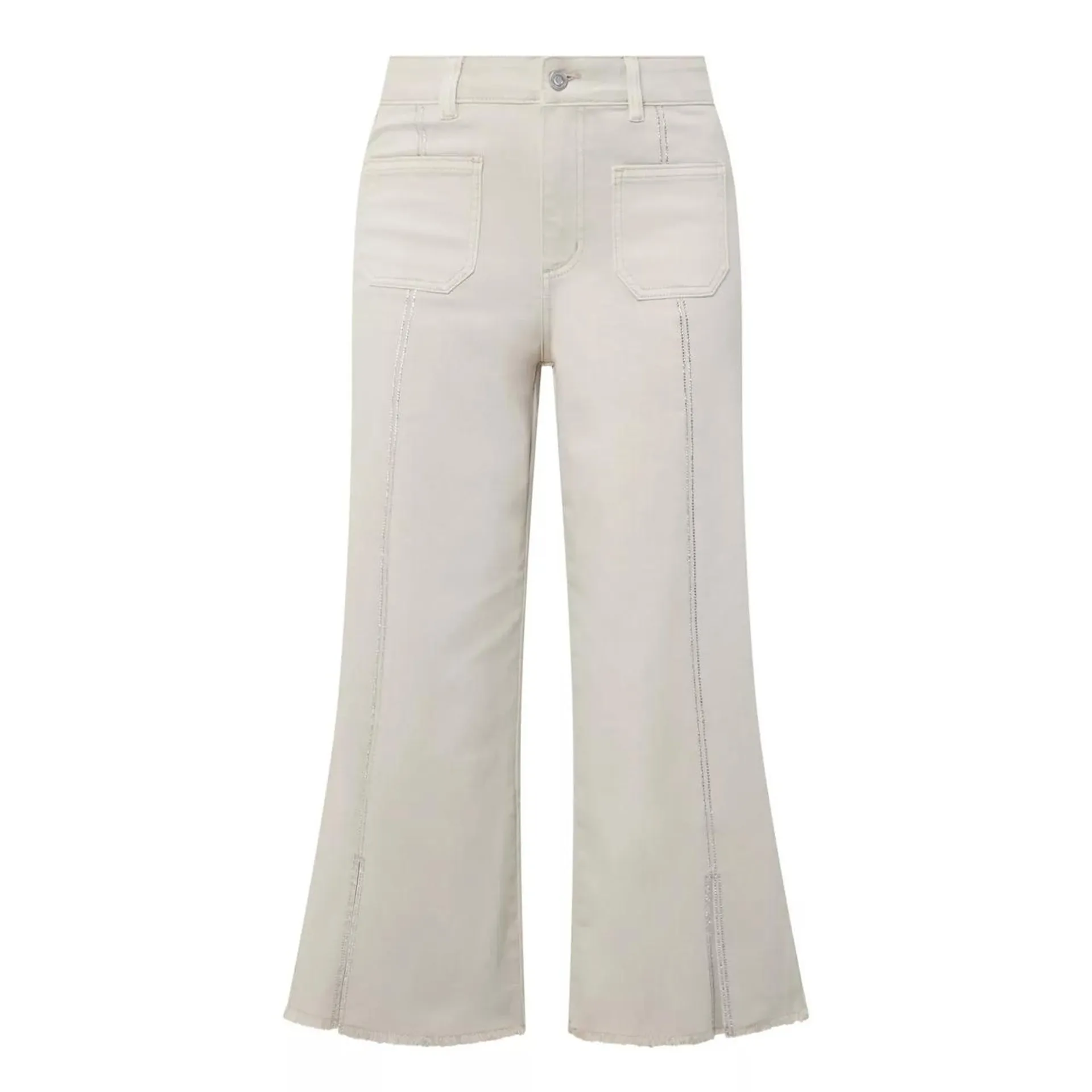 New in JOSEPH RIBKOFF Embellished Cropped Culotte Jeans €199.00