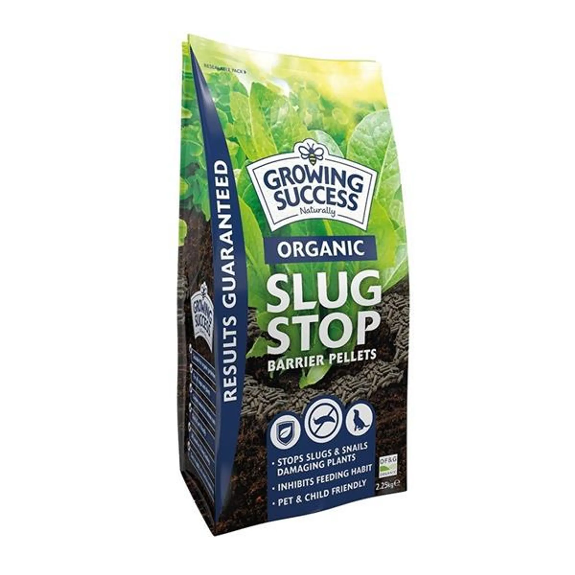 Growing Success Organic Slug Stop Pellet Barrier Pouch 3.5L