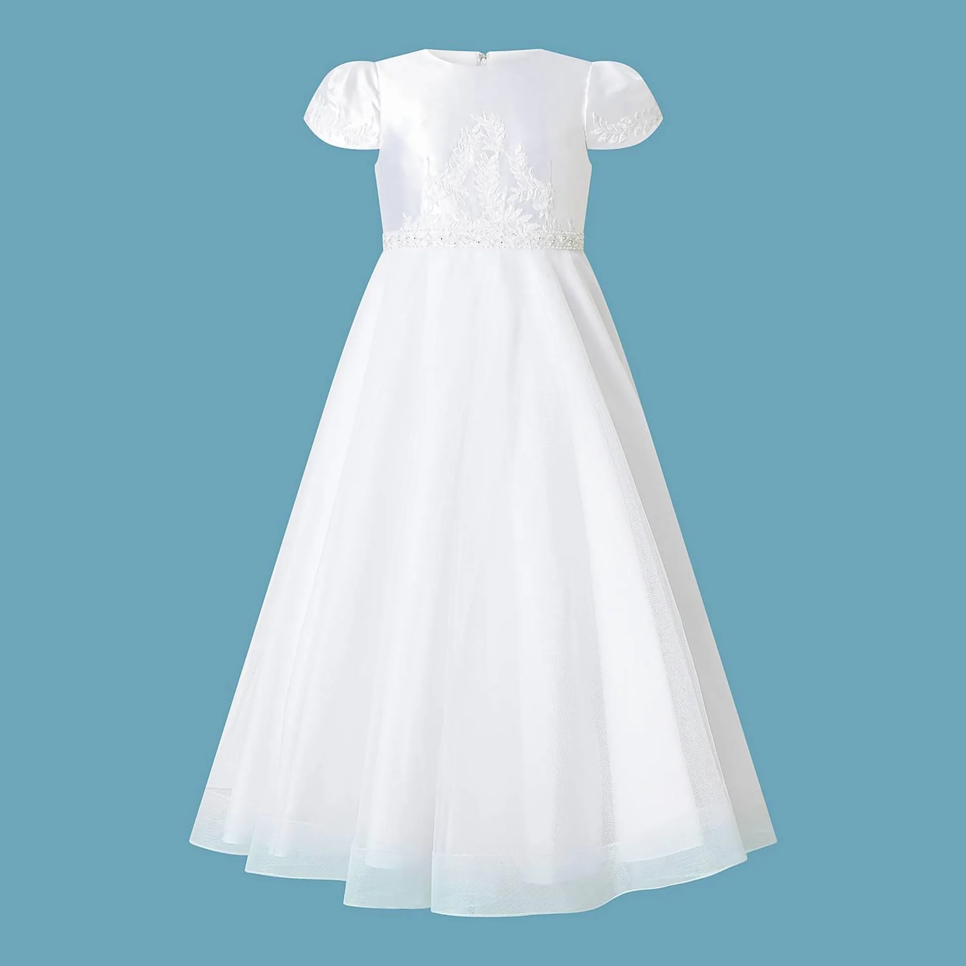 Lace Embroidered Communion Dress