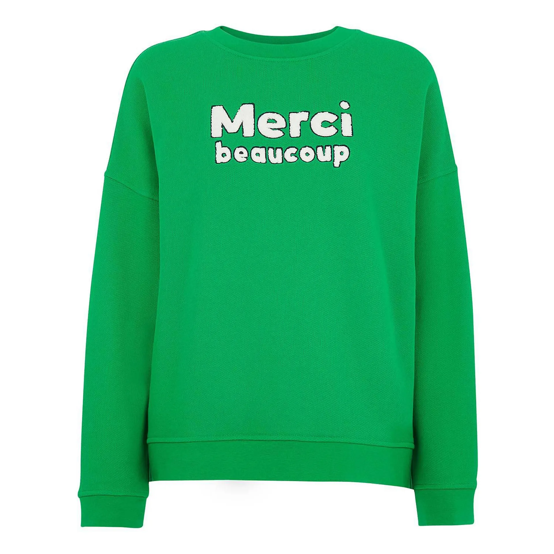 Slogan Crew Neck Sweatshirt