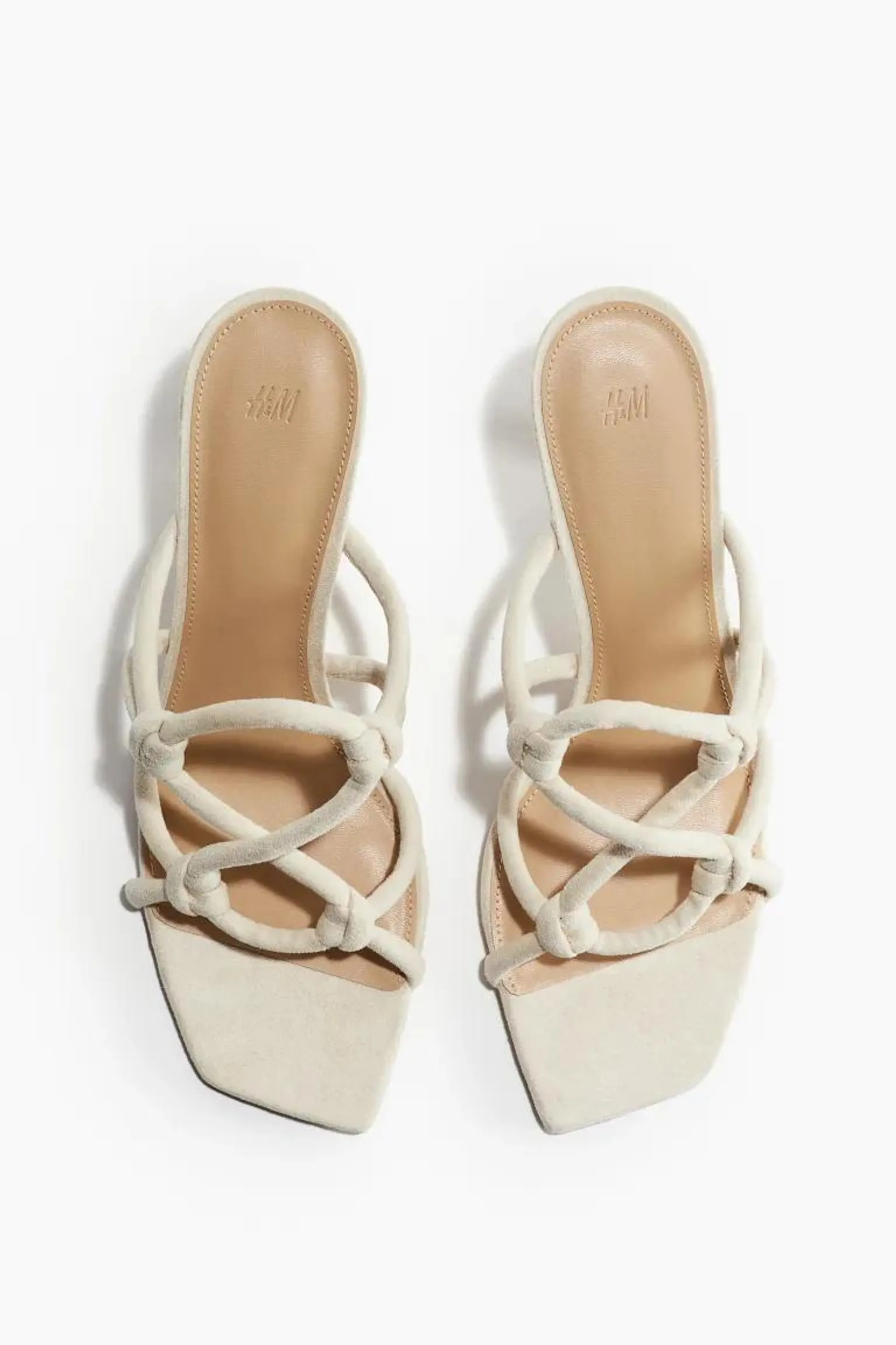 Strappy heeled sandals