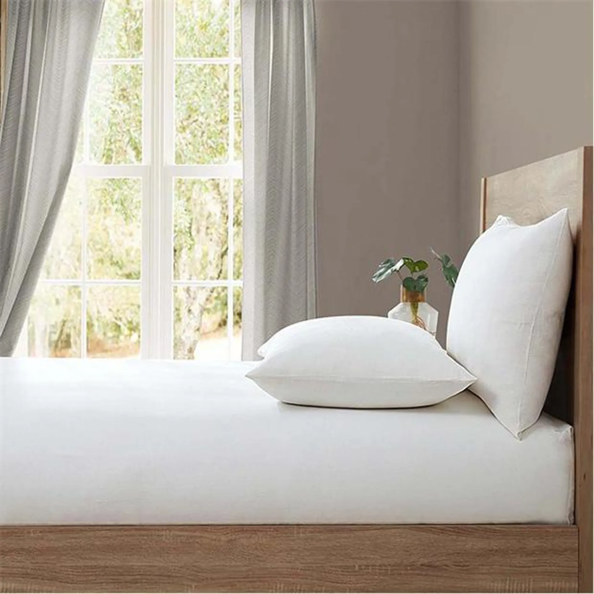 Pure Washed Linen Deep Fitted Sheet