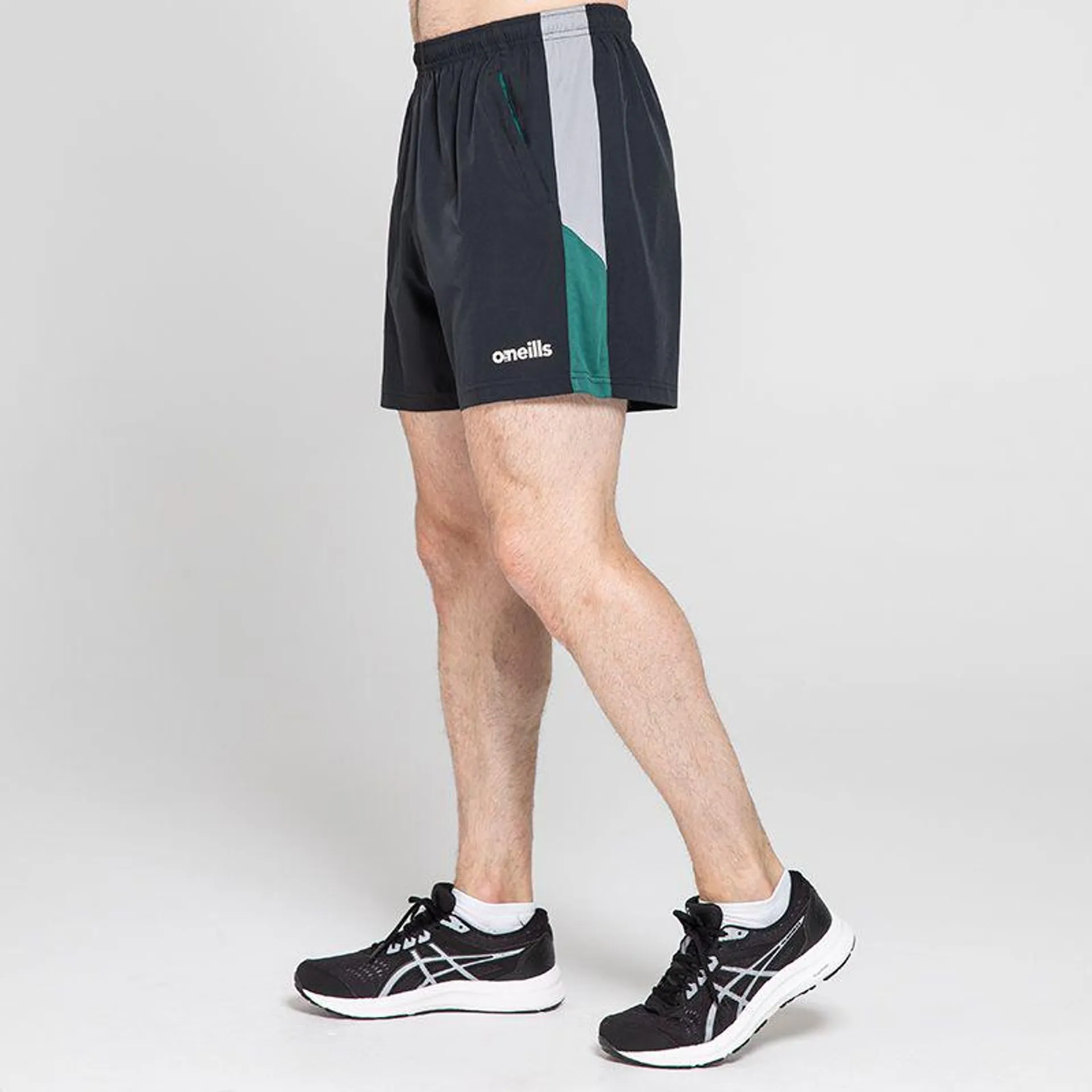 Men's Zack Woven Shorts Black / Grey / Green