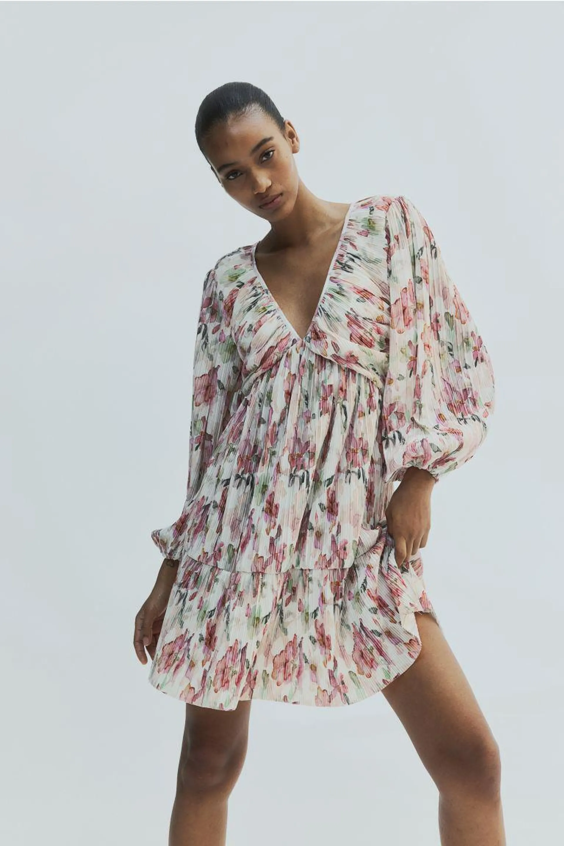 Plissé dress