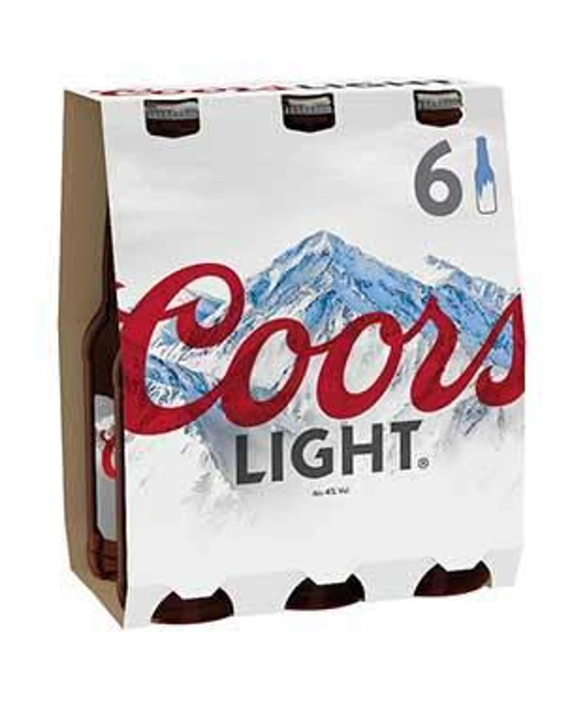 Coors Light 6 Pack Bottles