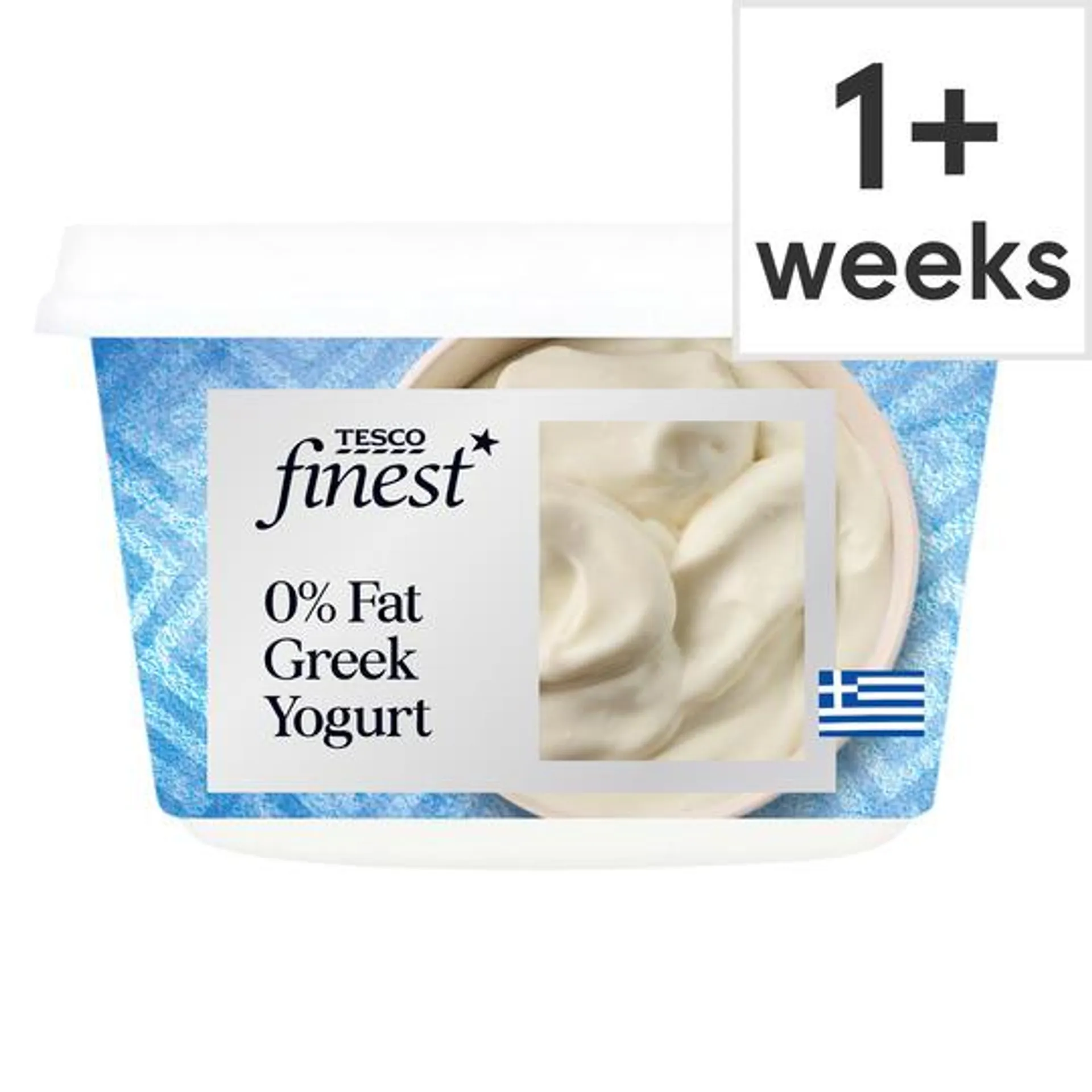 Tesco Finest 0% Fat Greek Yogurt 500G