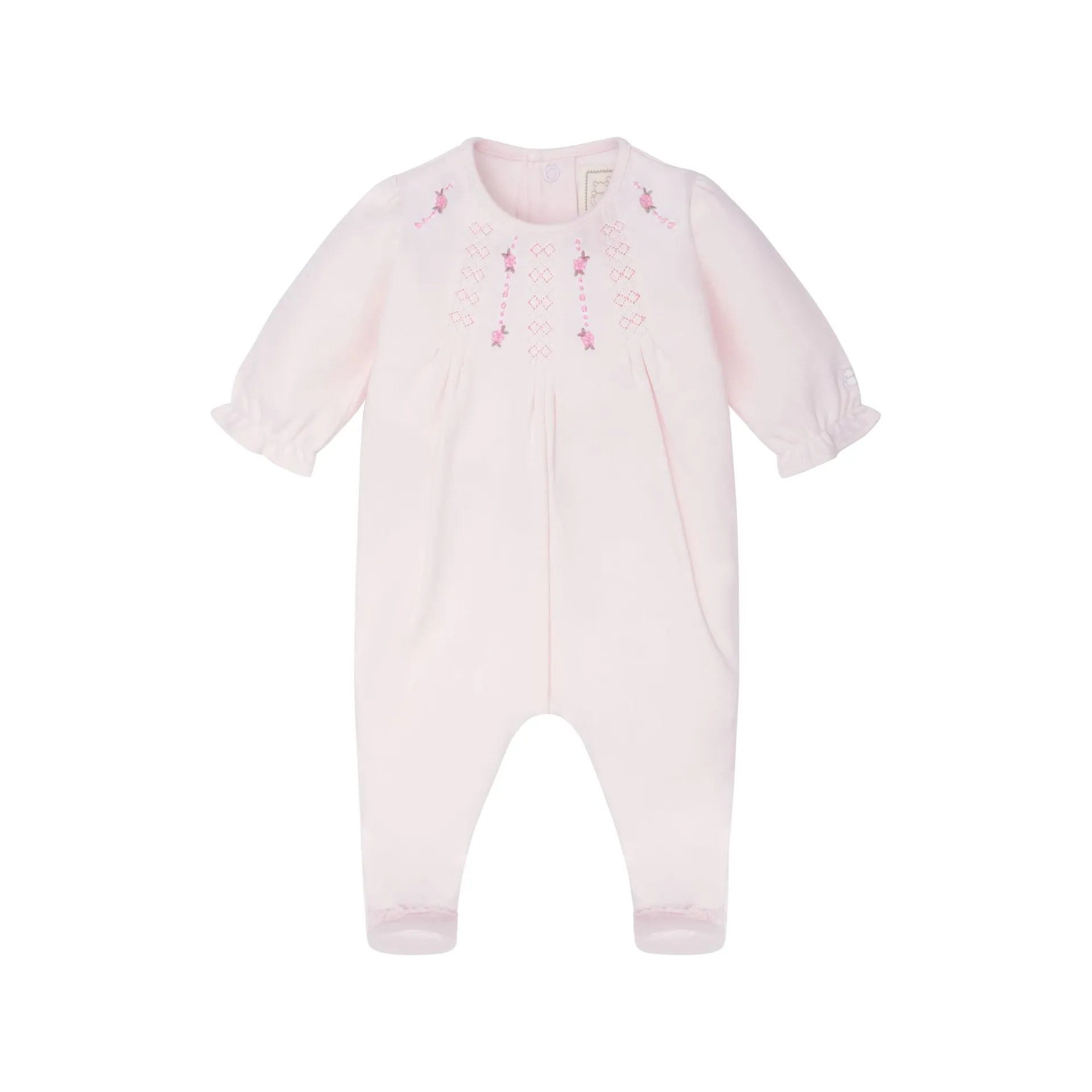 Kerry Embroidered Floral Babygrow
