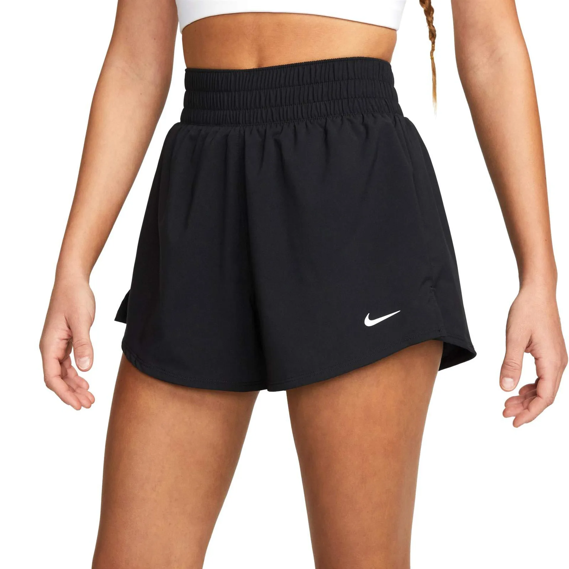 NIKE ONE WOMENS DRI-FIT HIGH-WAISTED 3" 2-IN-1 SHORTS