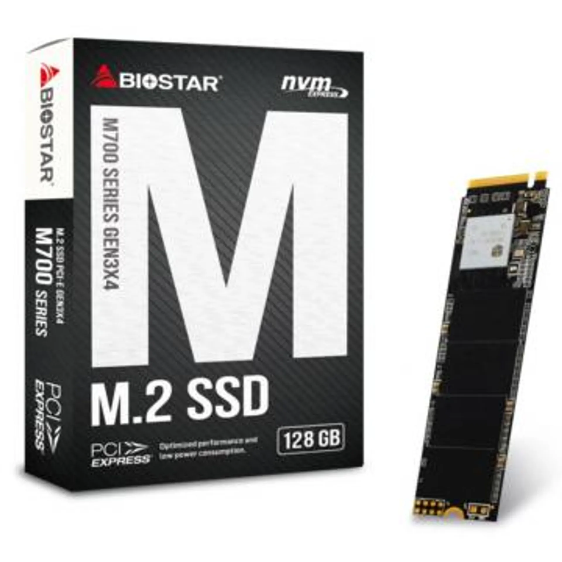 Biostar 128GB SSD Drive M700 M.2 NVMe PCI-E x4 Gen3 PC Laptop
