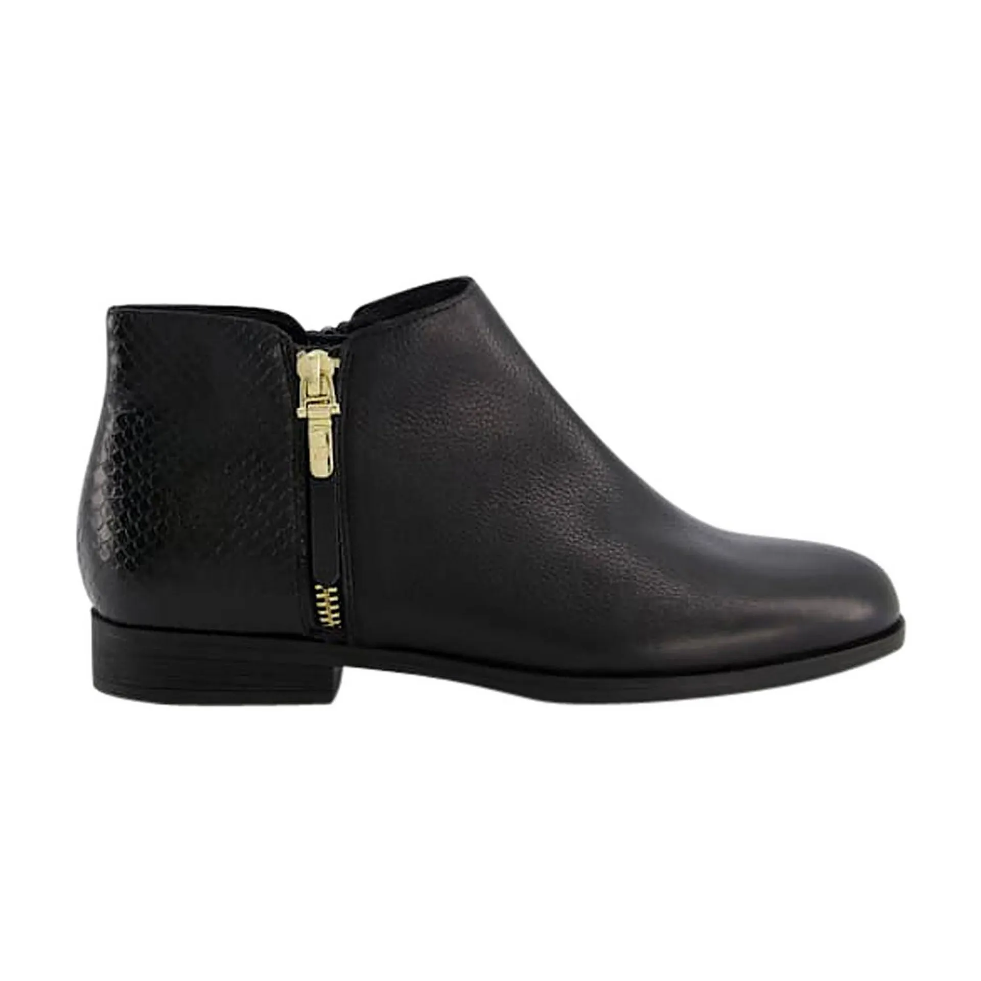 Pandie Zip Detail Ankle Boots