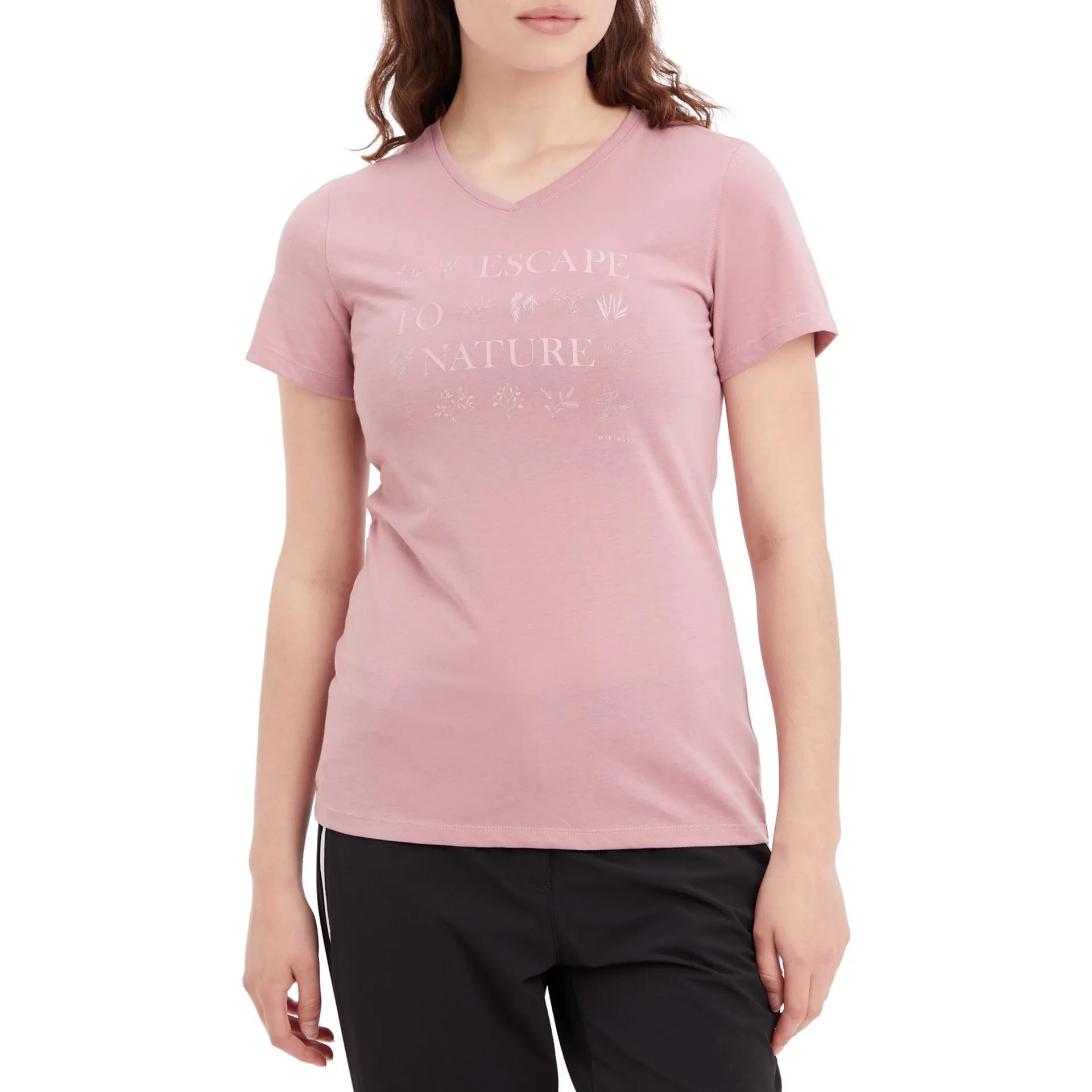 MCKINLEY KAMMO WOMENS SHORT SLEEVE V-NECK T-SHIRT