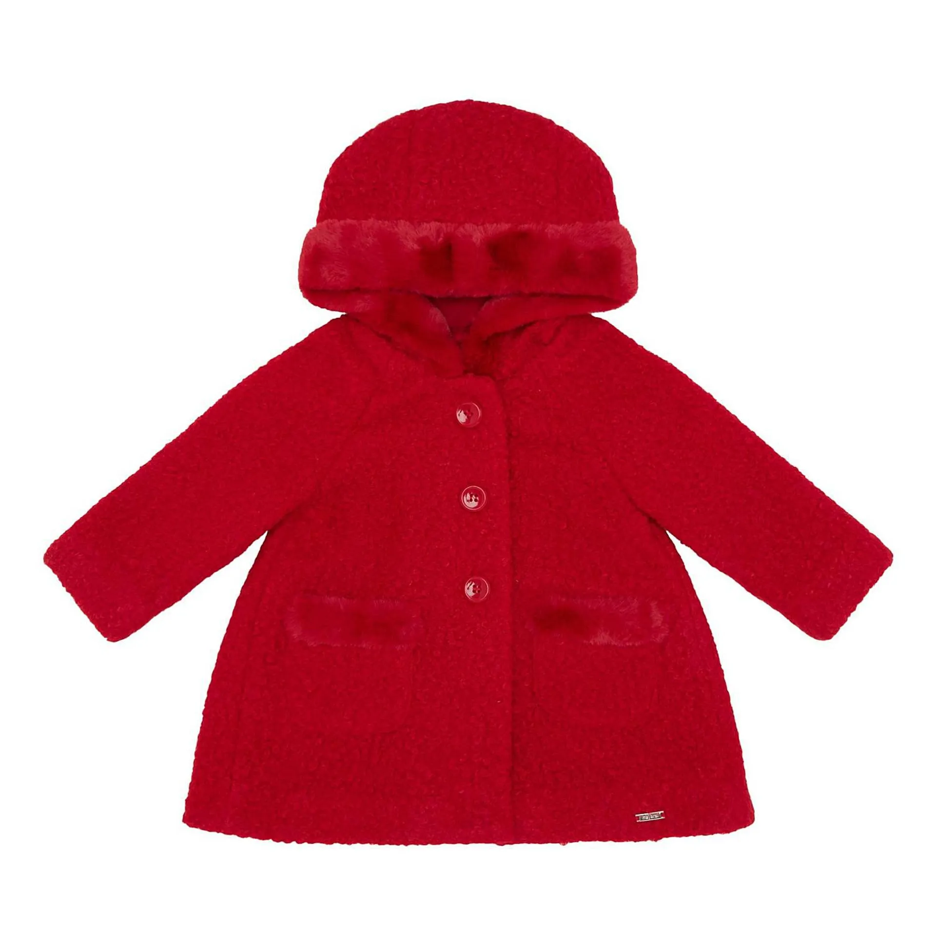 Sherpa Fleece Faux Fur Hood Jacket