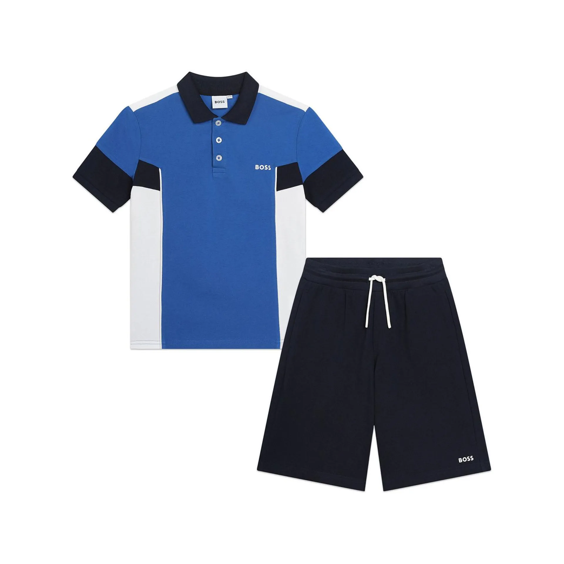 Two-Piece Polo Shirt & Shorts Set