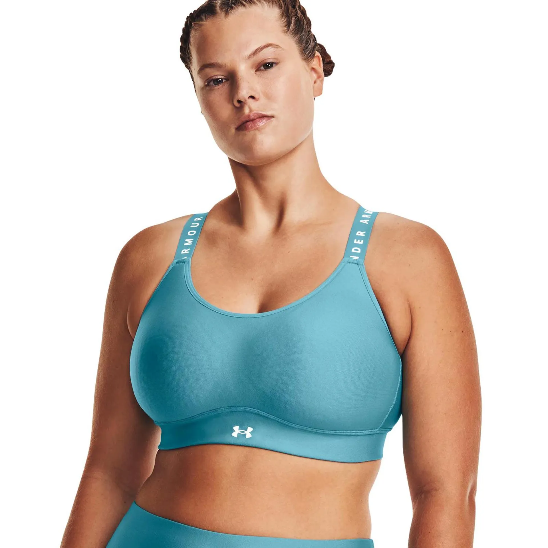 UNDER ARMOUR WOMENS INFINITY MID COVERED SPORTS BRA