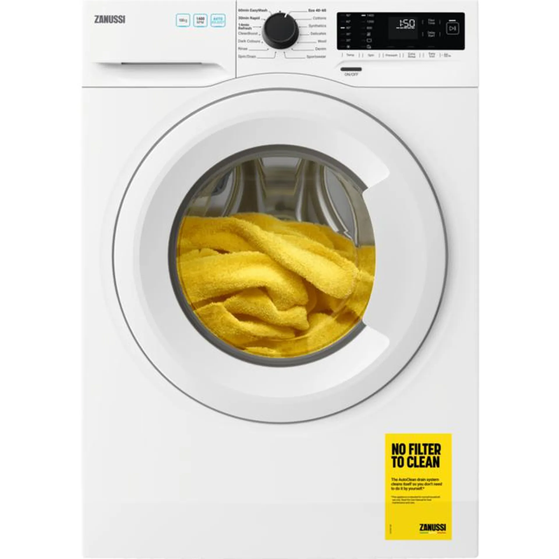 Zanussi 10KG 1400 Spin Freestanding Washing Machine - White | ZWF142E3PW