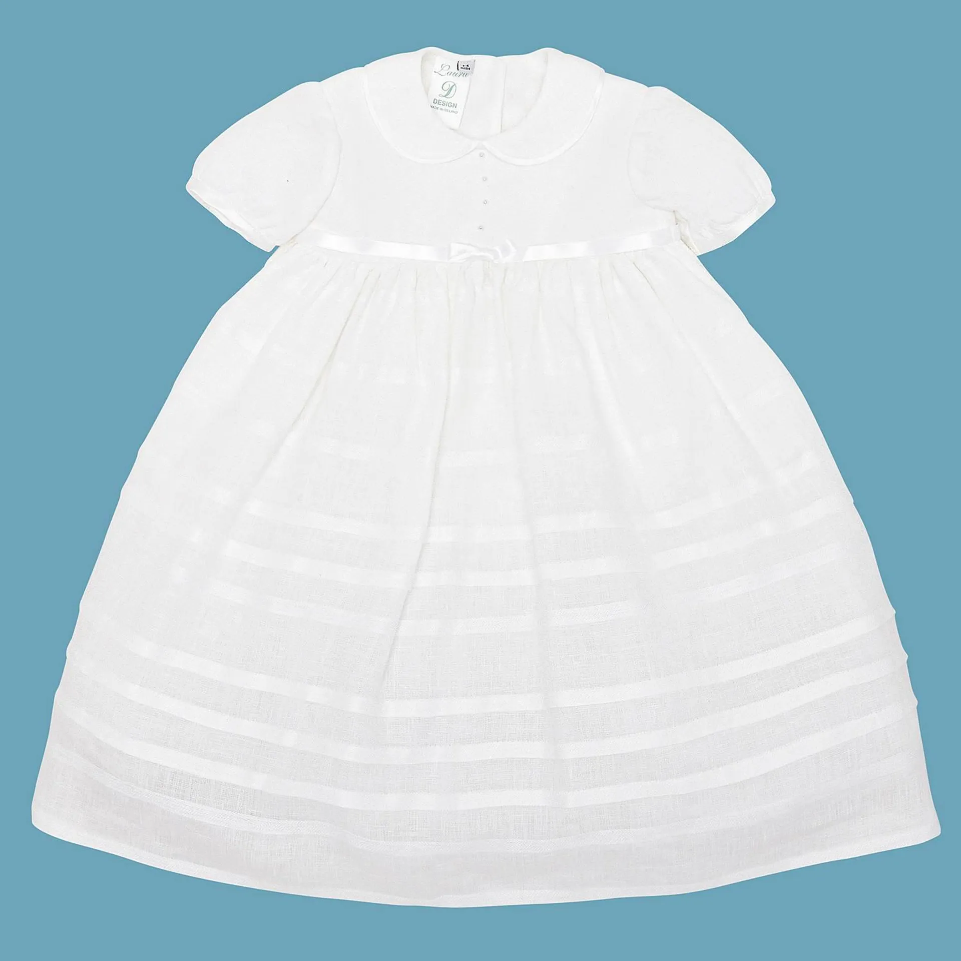 Peter Pan Collar Christening Gown