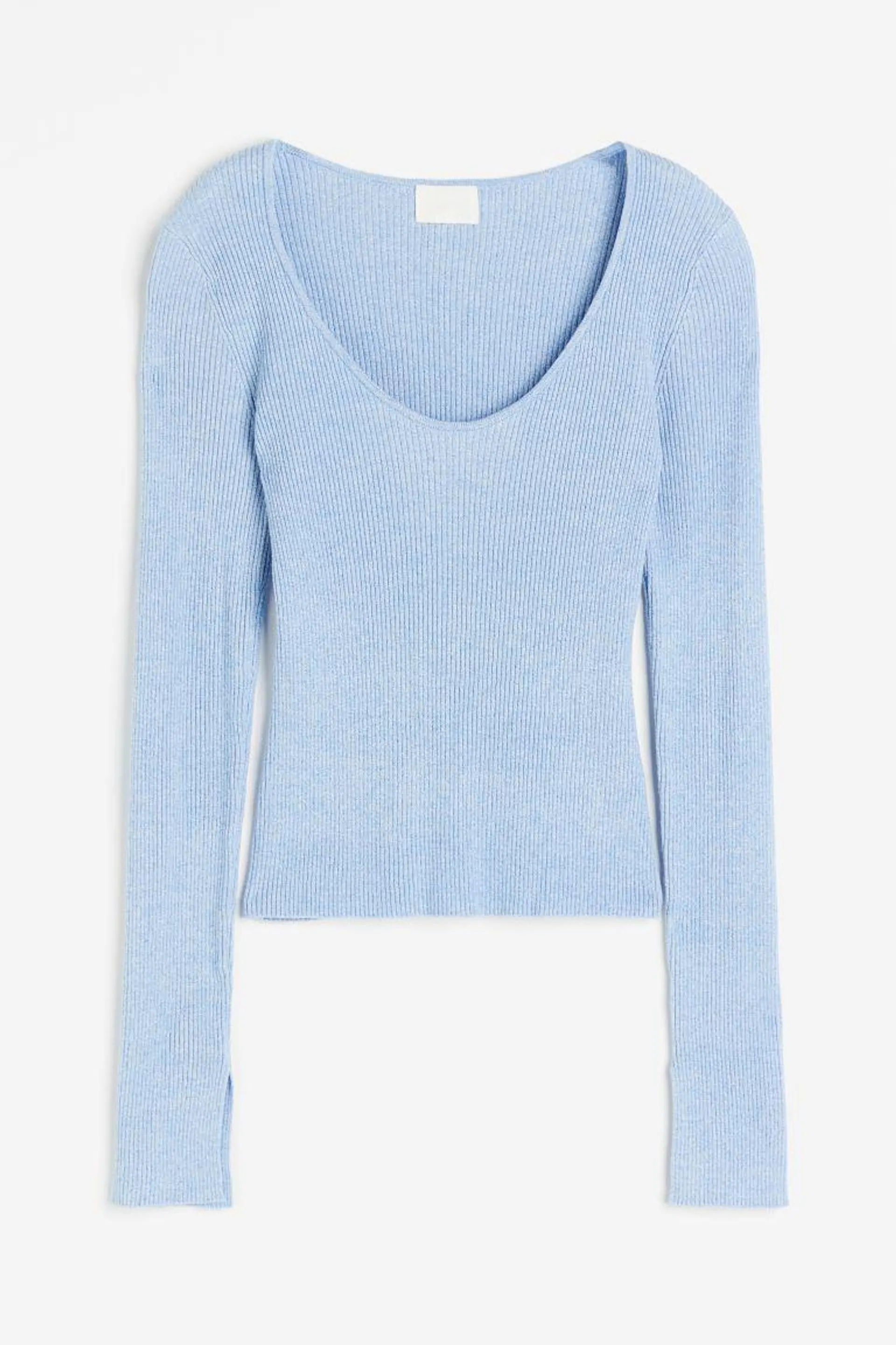 Rib-knit top