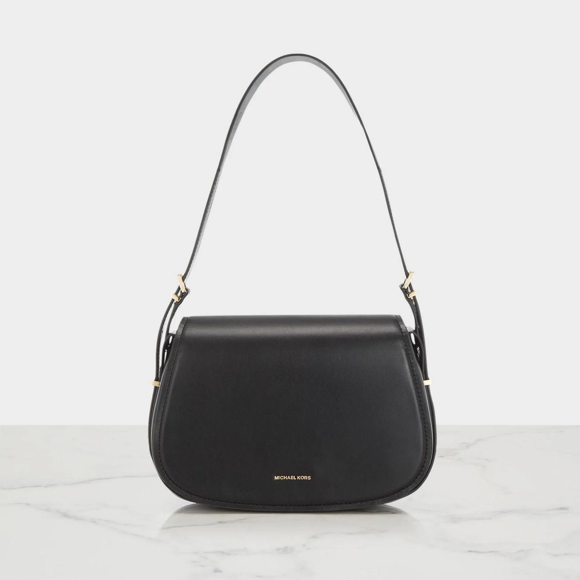 Lydia Leather Flap Shoulder Bag
