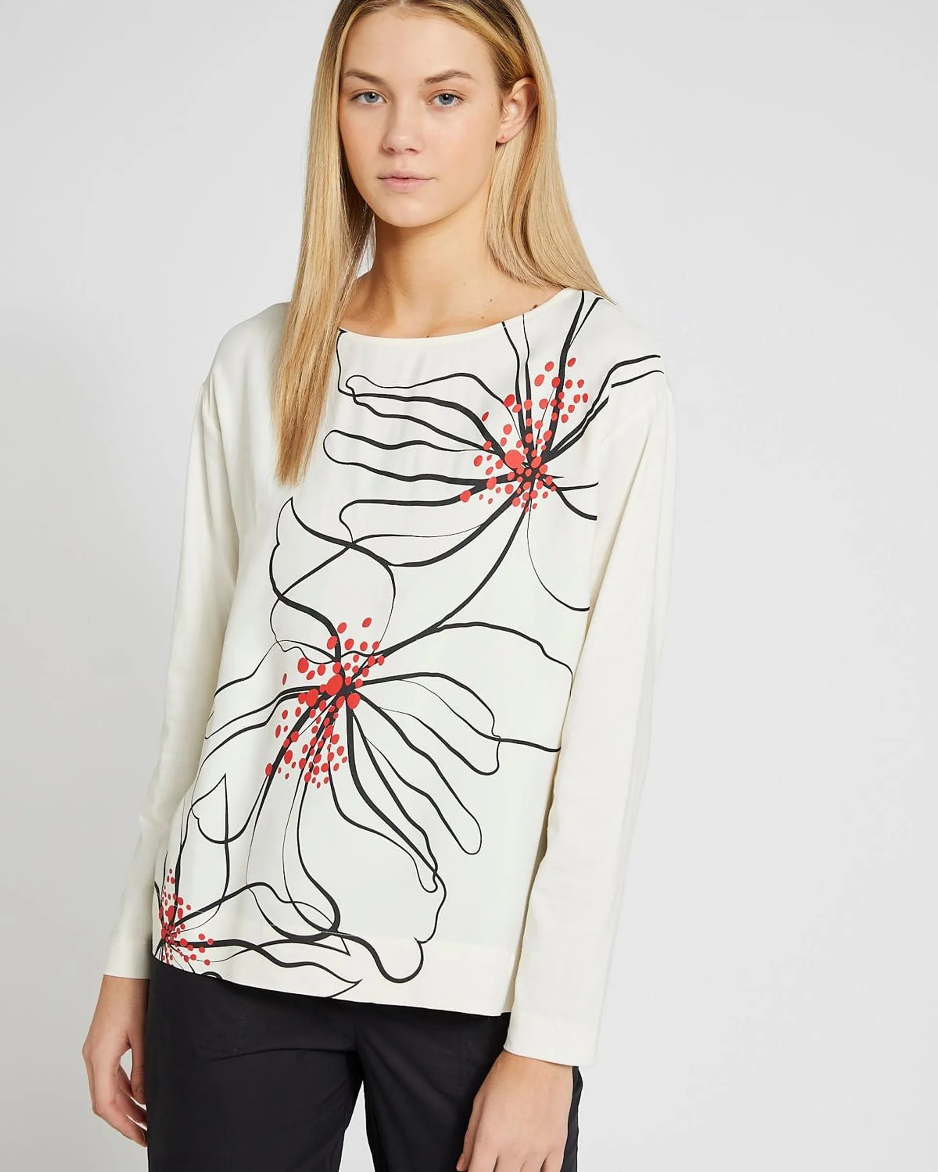 Carolyn Donnelly The Edit Placement Print Top