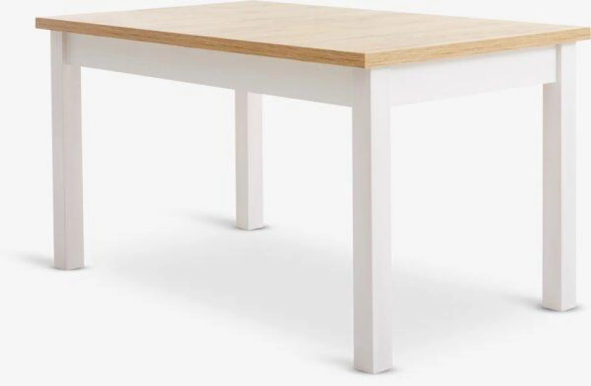 Dining table MARKSKEL 90x150/193 white/oak colour