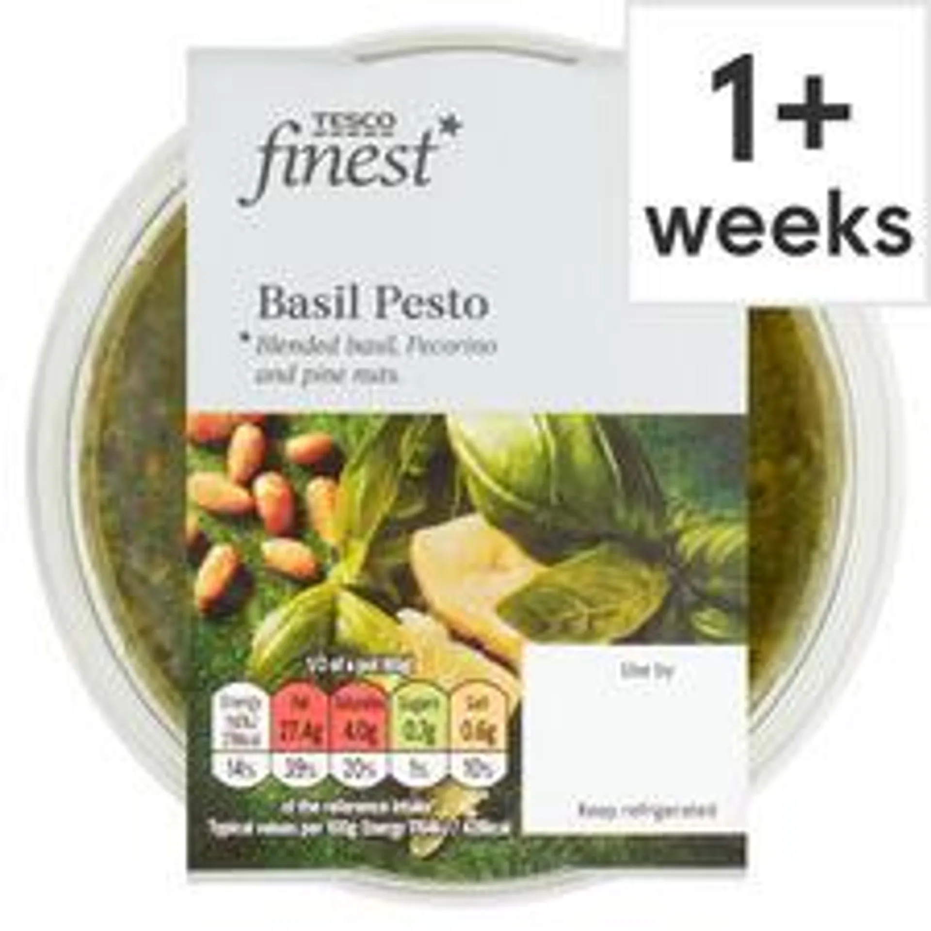 Tesco Finest Pesto & Basil Sauce 130G