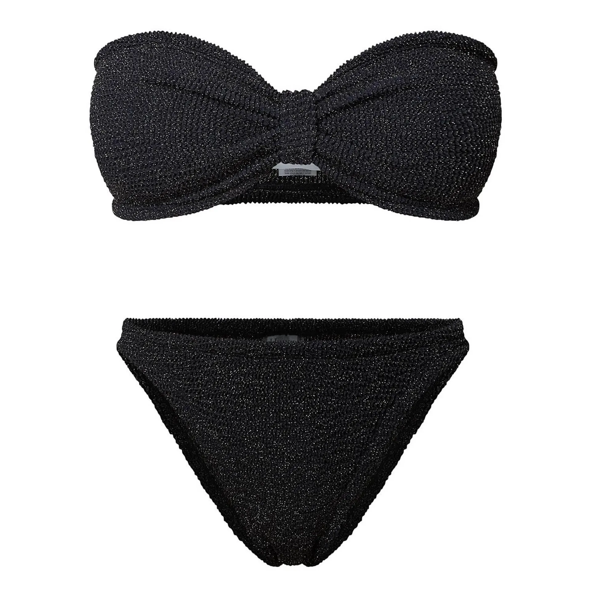 Jean Bandeau Strapless Bikini Set