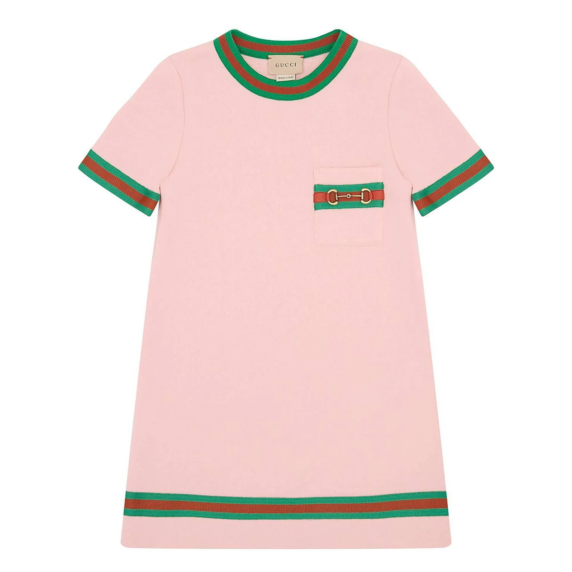 GG Logo Striped Dress
