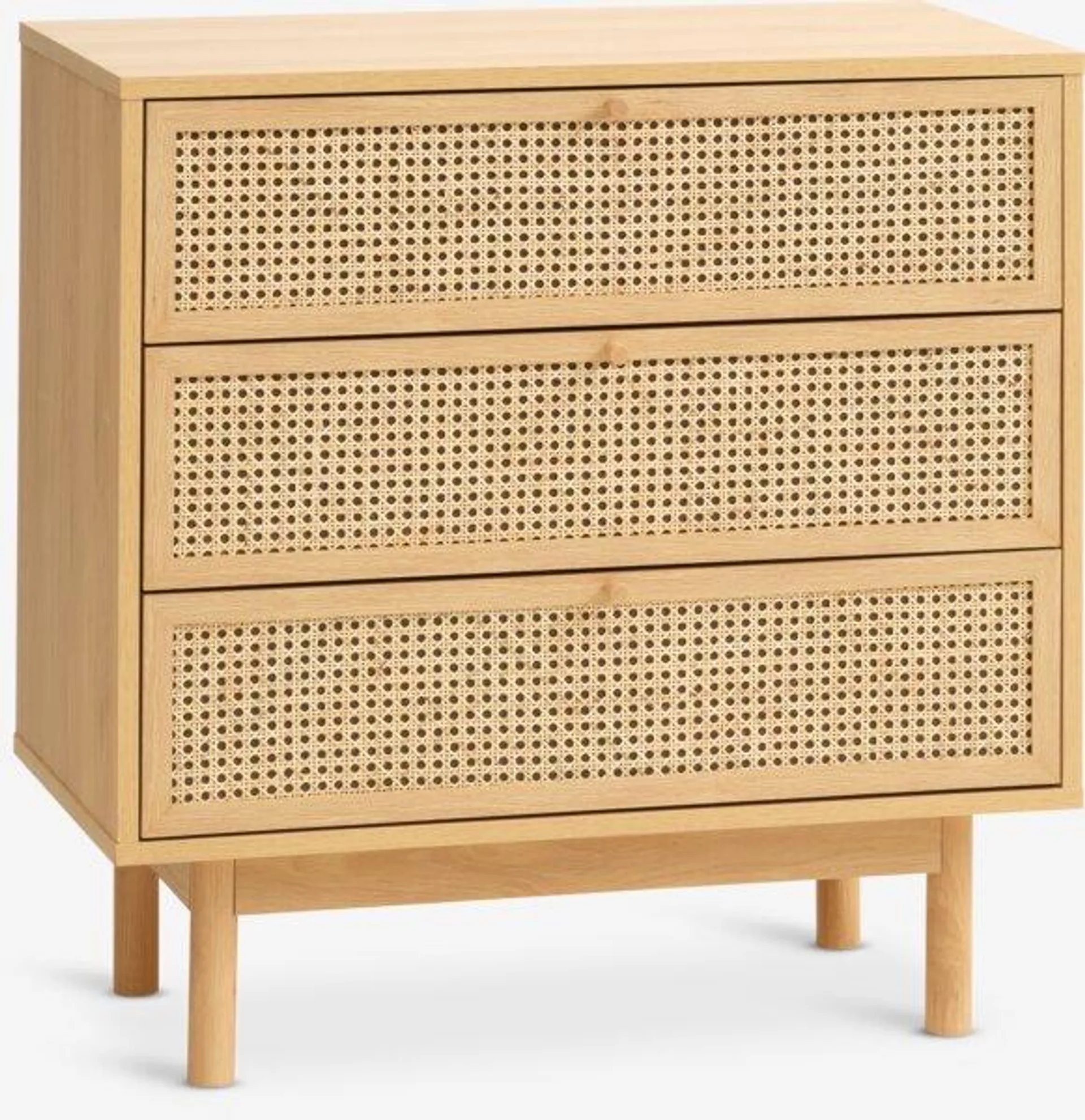 3 drawer chest HALMSTAD oak