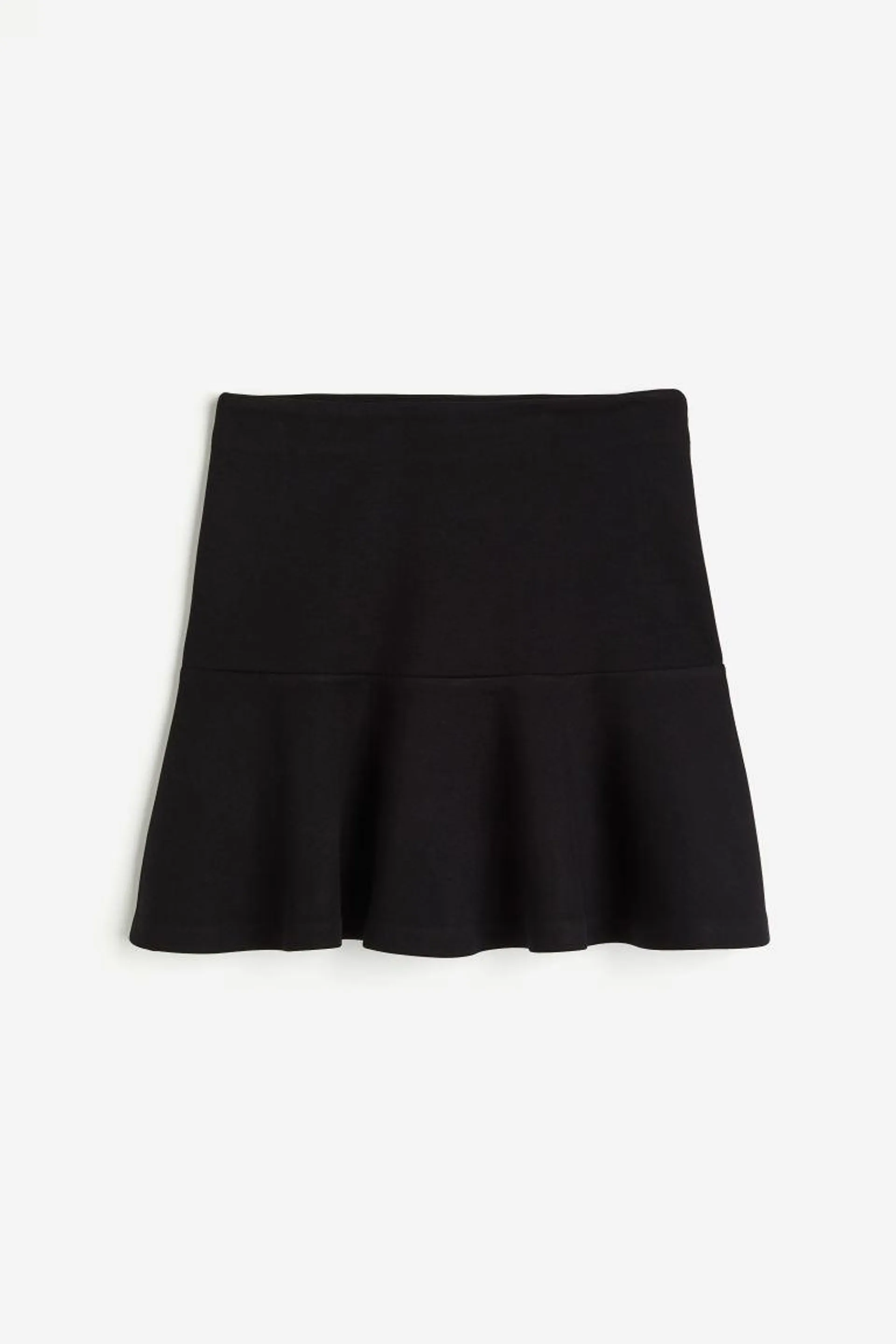 Flared mini skirt