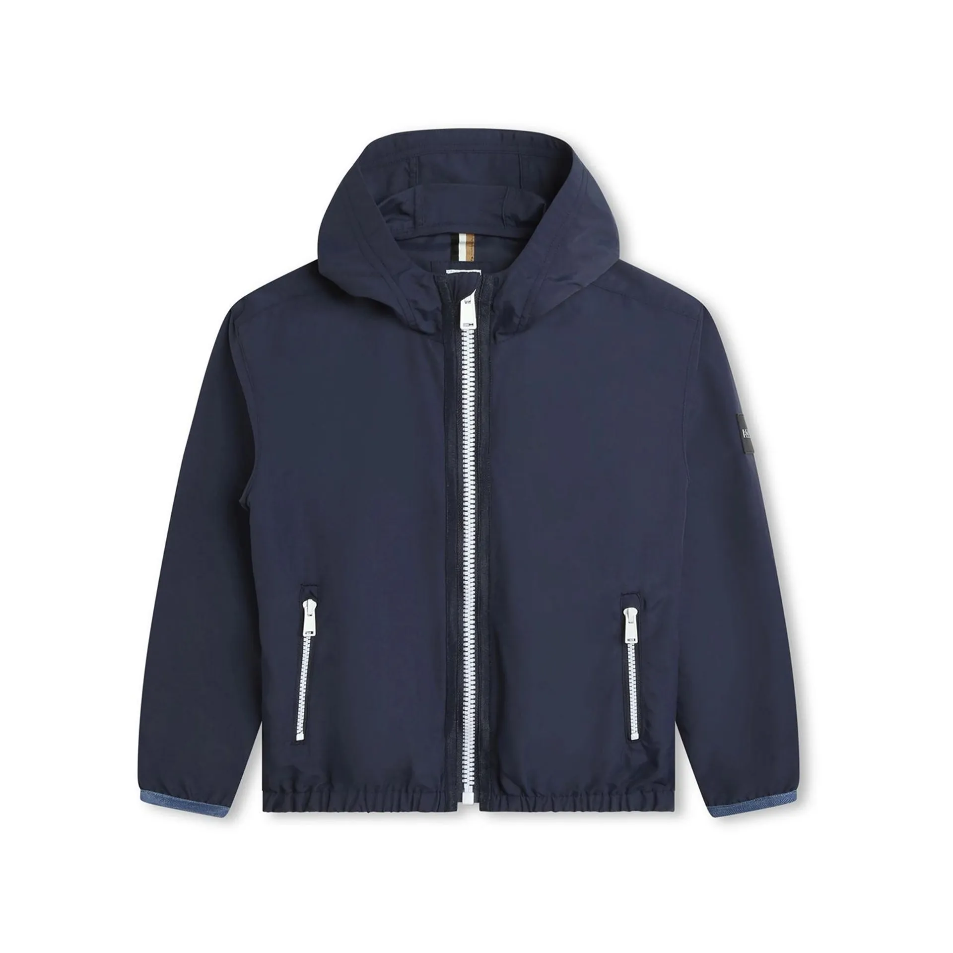 Zip-Through Hooded Windbreaker