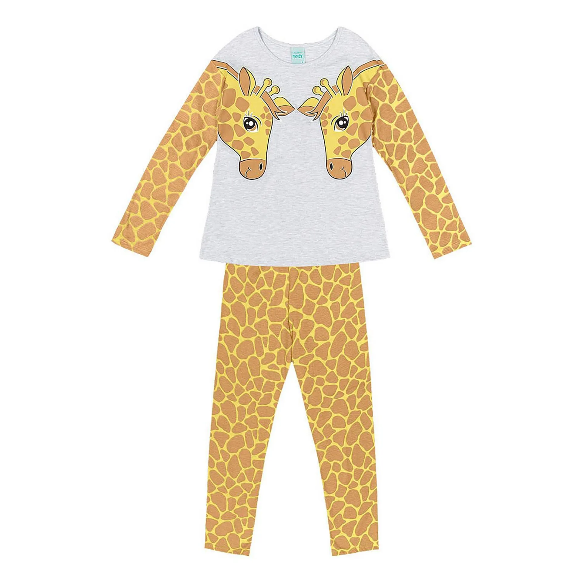 Two-Piece Giraffes Pyjamas Set