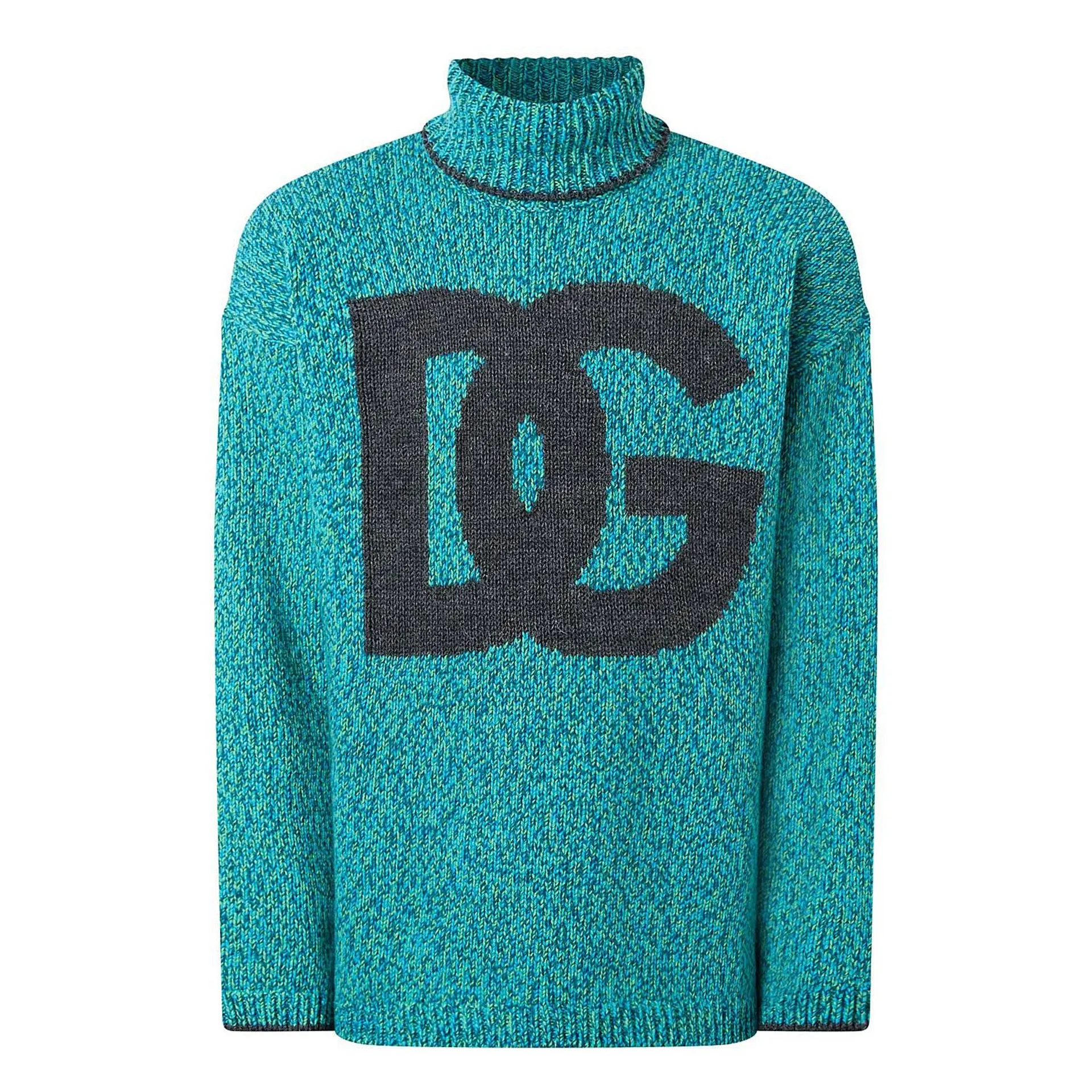 Large DG Logo Turtleneck Sweater