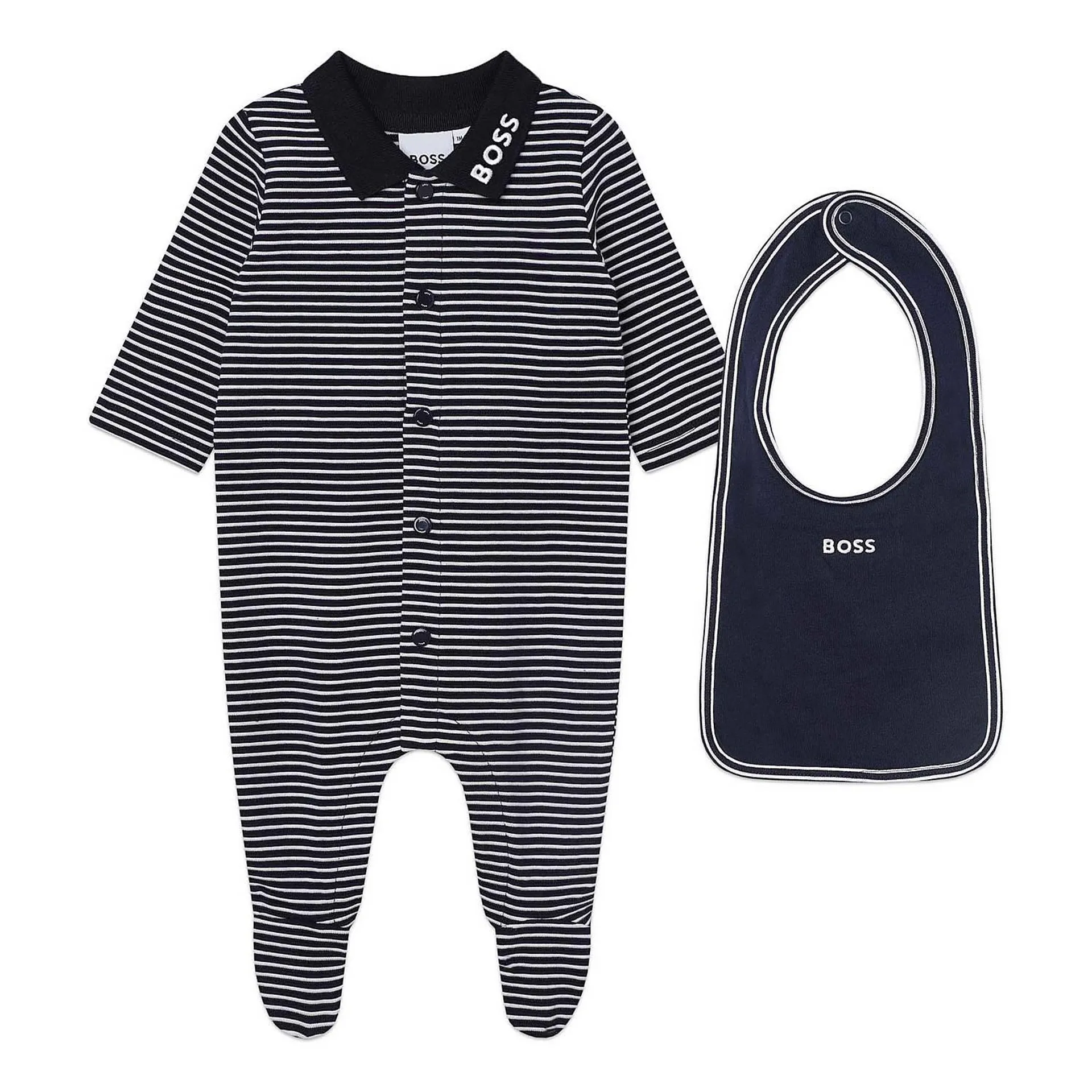 Two-Piece Romper & Bib Set