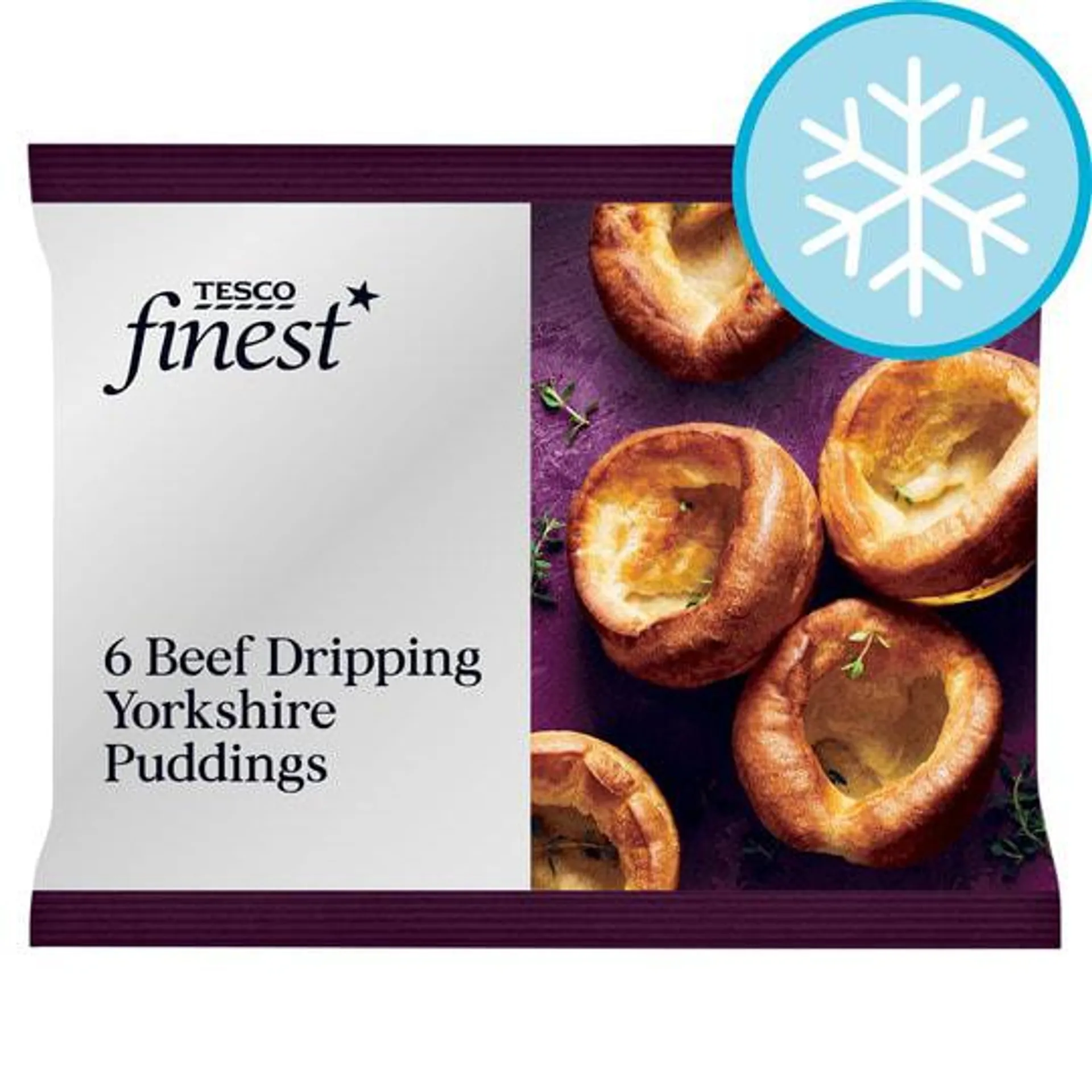 Tesco Finest 6 Beef Dripping Yorkshire Puddings 195G