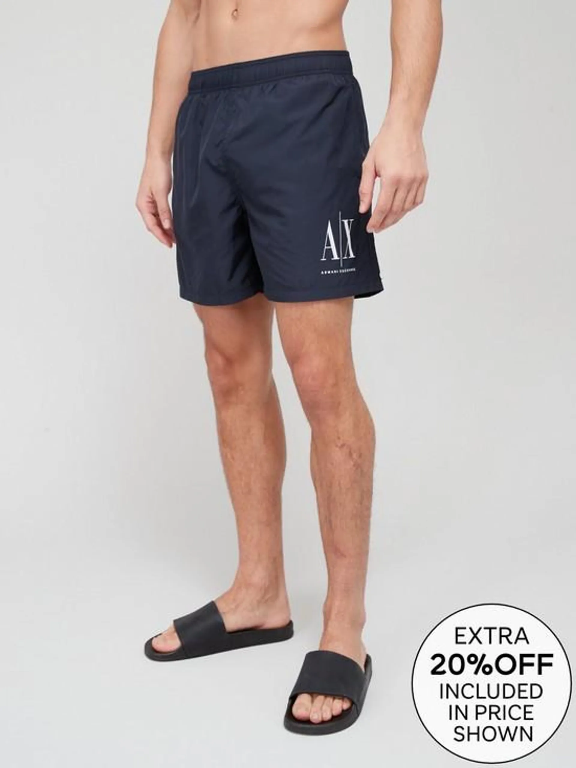 Classic Icon Logo Swim Shorts - Navy