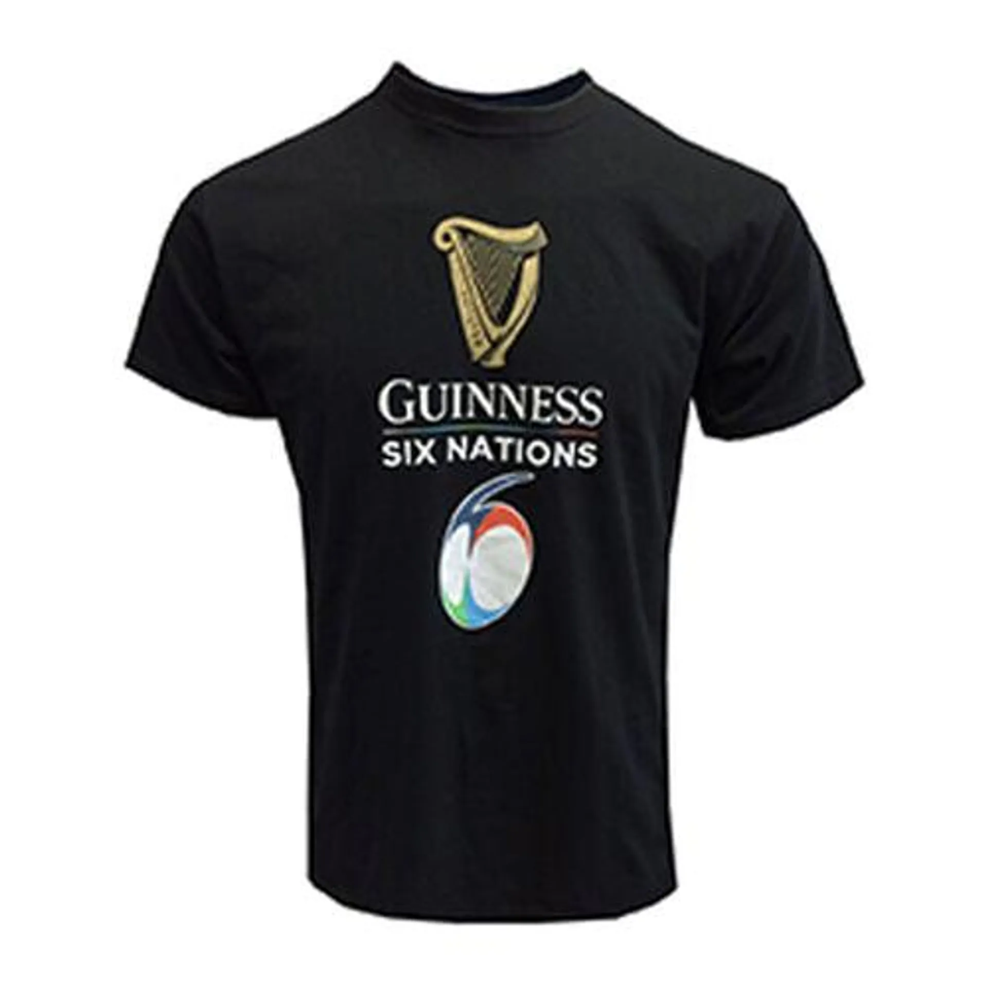 Black 6 Nations Rugby Tshirt
