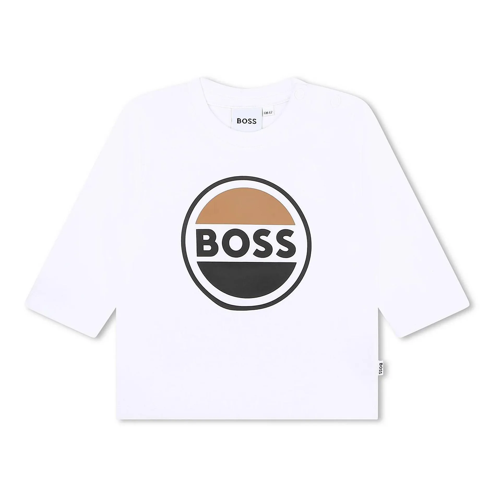 Round Logo Long Sleeve Top