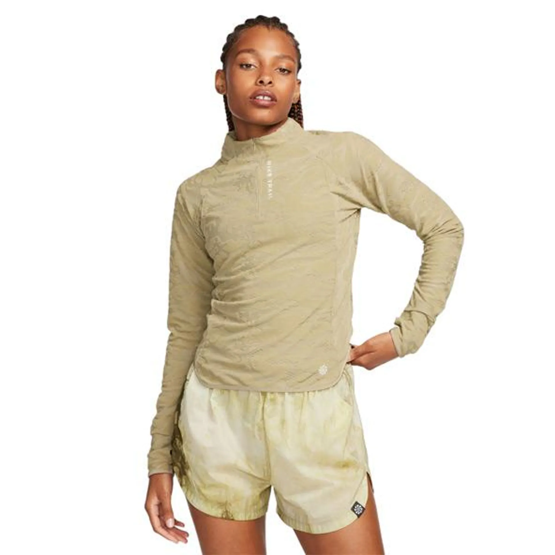 Nike Trail Womens Dri-FIT Half Zip Mid Layer Top