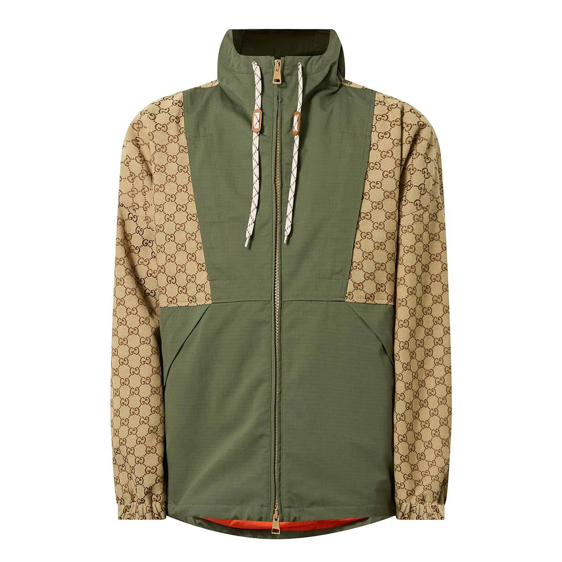 GG Logo Web Colour-Block Casual Jacket