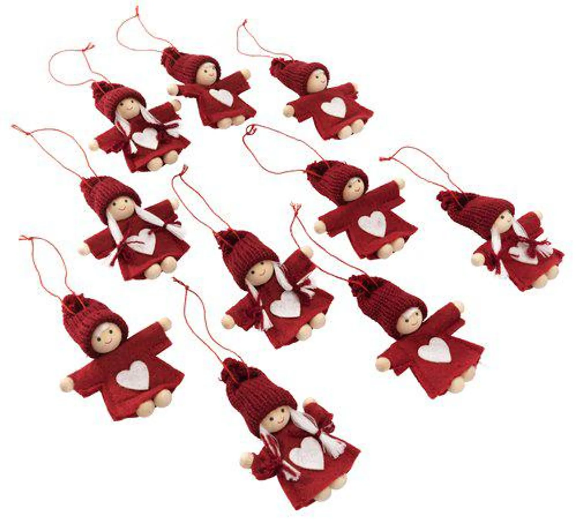 Christmas elf VANTE H9cm pack of 10