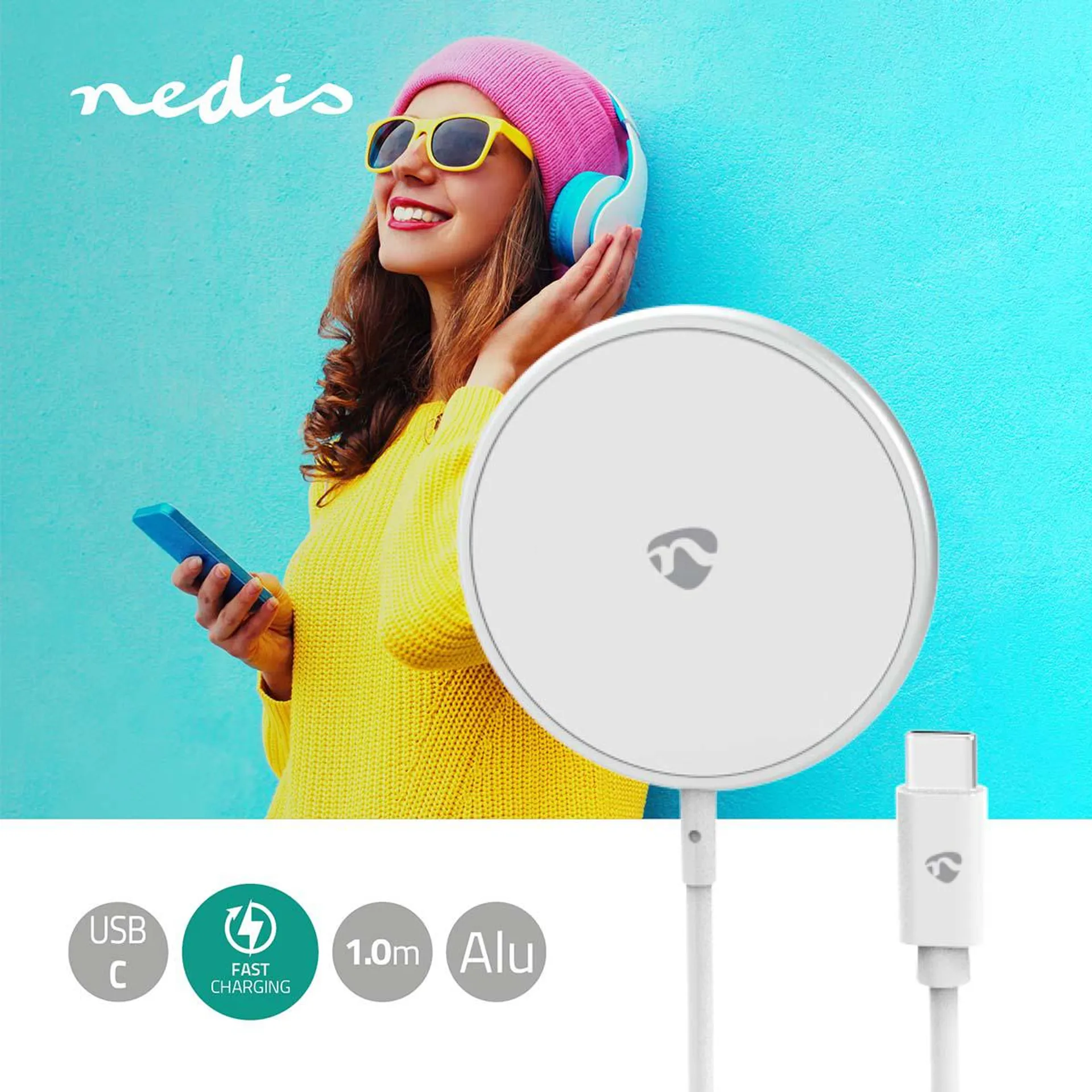 NEDIS MAGNETIC WIRELESS CHARGER RING